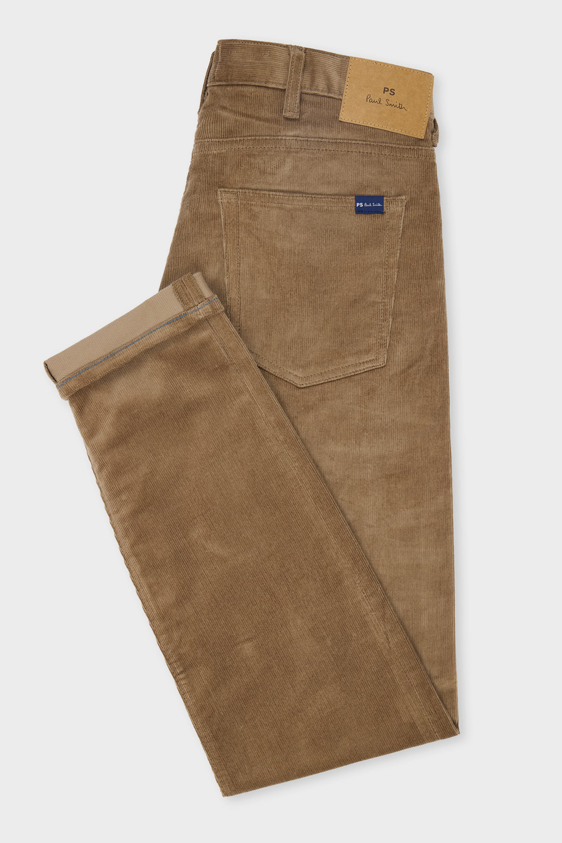 PAUL SMITH Tapered Fit Organic Cotton Stretch Corduroy Jeans Bekleidung, Hosen, Jeans, Mantel