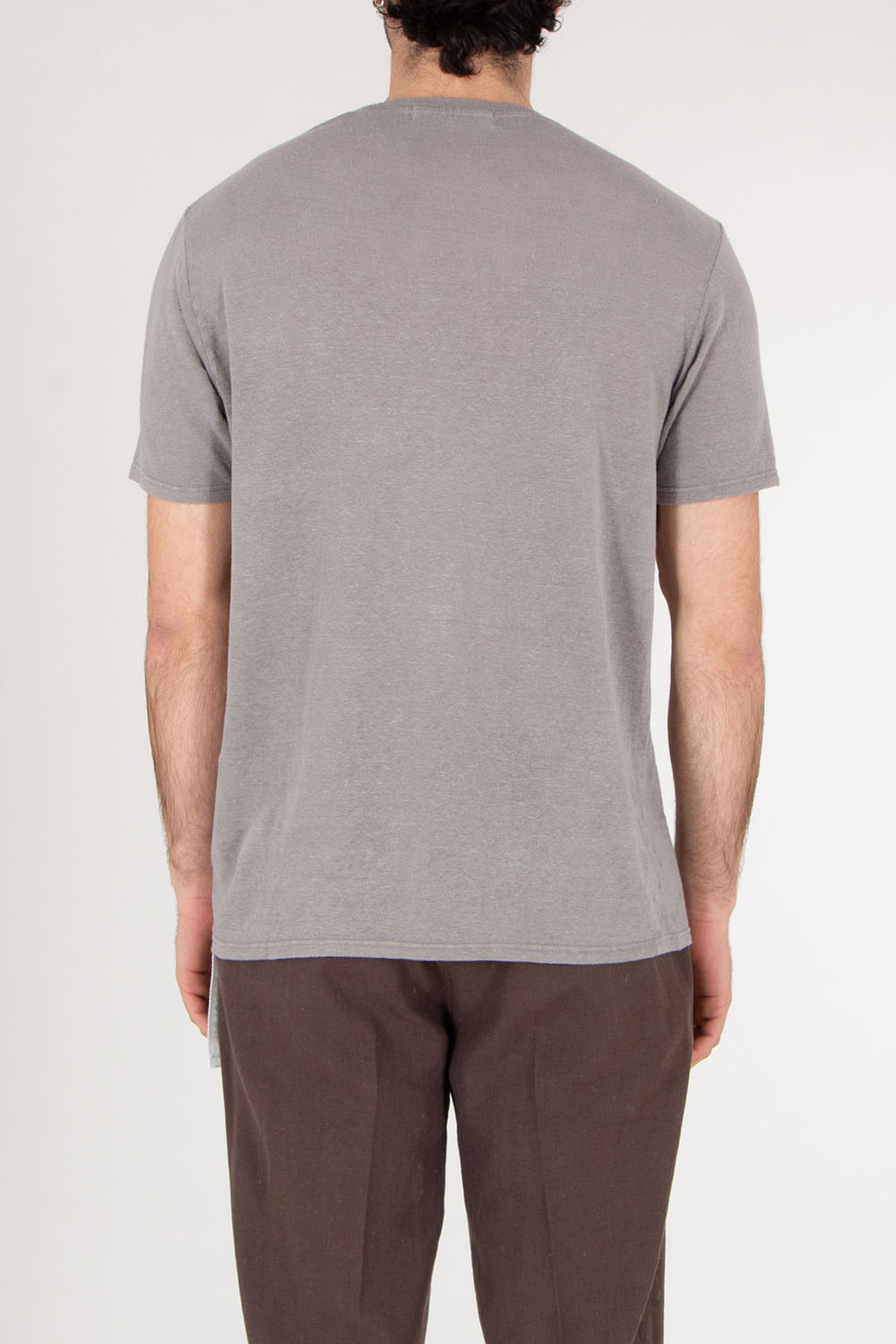 BOWERY NYC Regular Fit Linen Jersey T-Shirt Essential