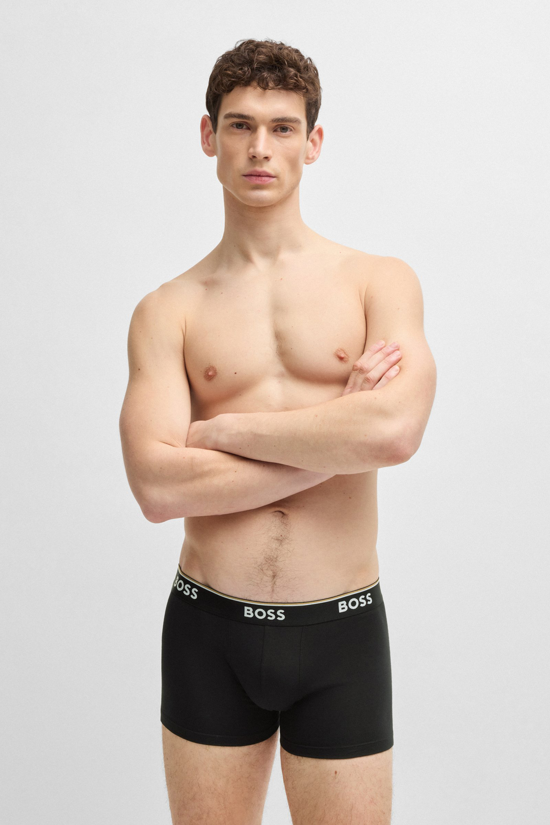 BOSS 3-Pack Cotton Stretch Trunks Power BOSS 3-Pack Cotton Stretch Trunks Power