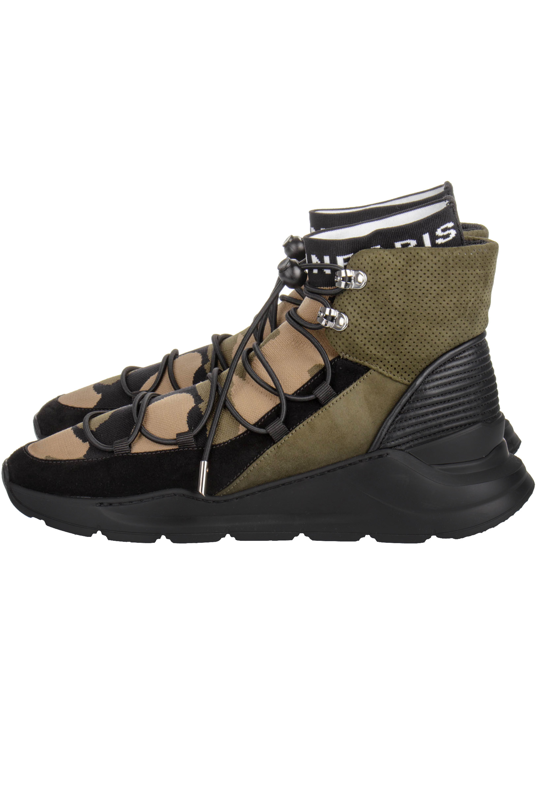 BALMAIN Camouflage Knit Sneakers BALMAIN Camouflage Knit Sneakers