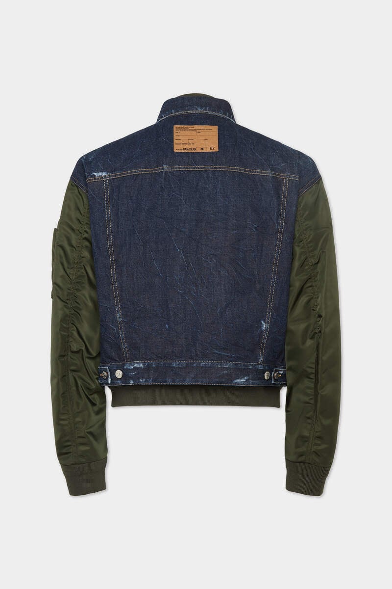 DSQUARED2 Dark Aviator Hybrid Bomber Bekleidung, Mantel, Jacke, Hosen