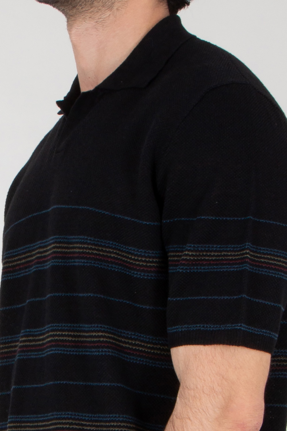 ROBERTO COLLINA Regular Fit Knitted Linen Polo Shirt