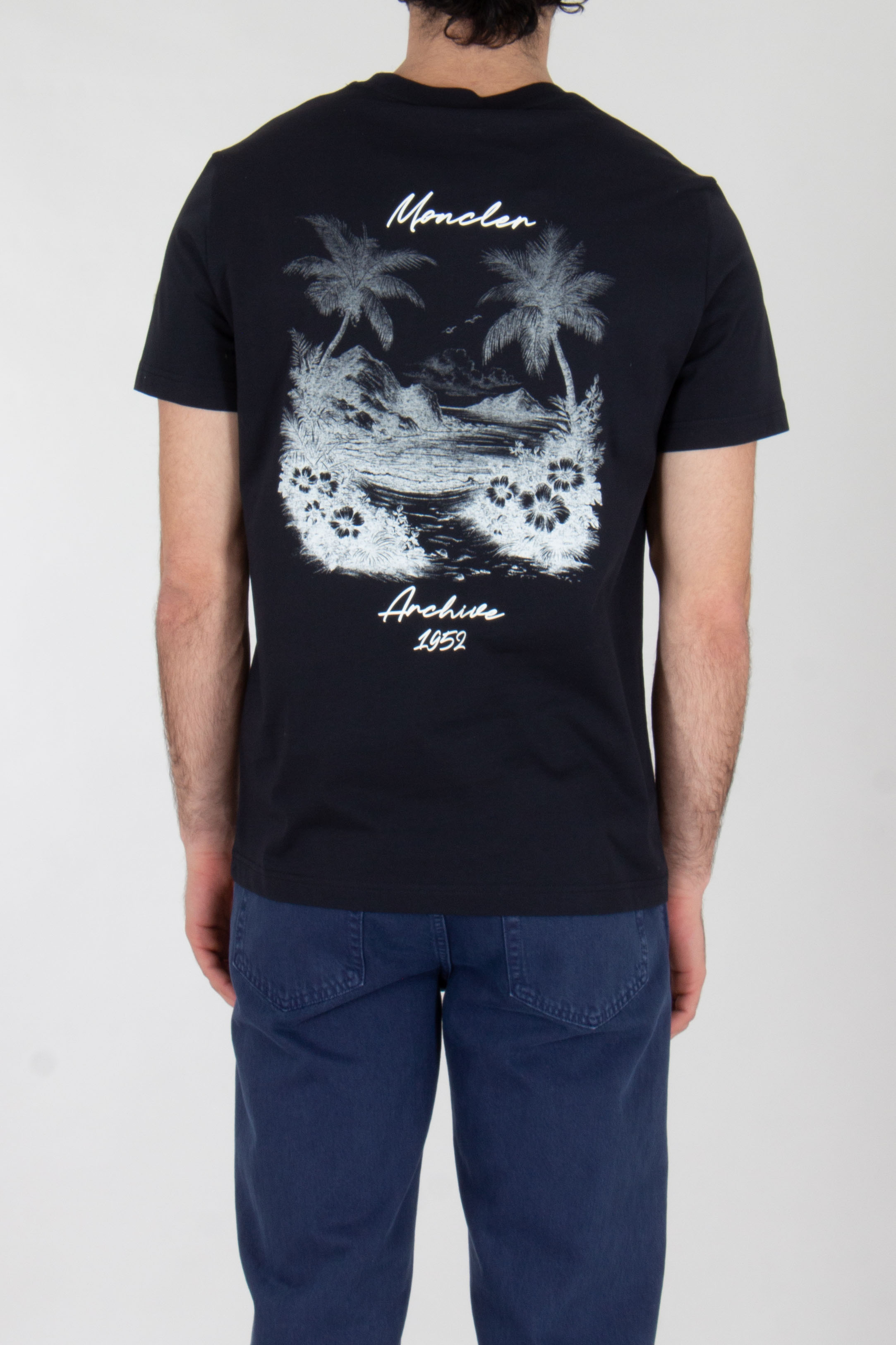 MONCLER Regular Fit Printed T- Shirt