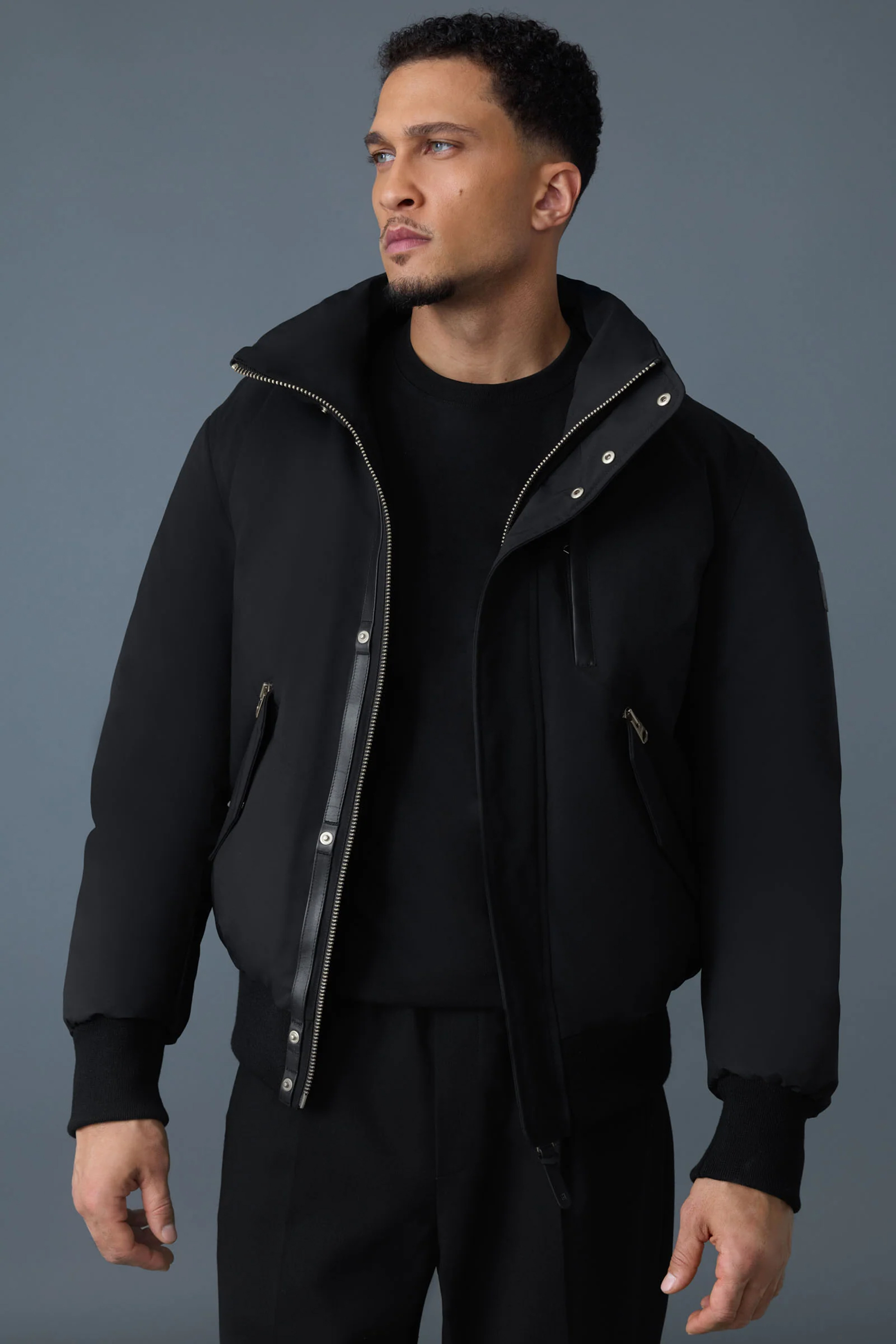 MACKAGE Regular Fit 2-in-1 Nordic Tech Down Bomber Jacket Dixon Mantel, Jacke, Erwachsener, Mann, Person