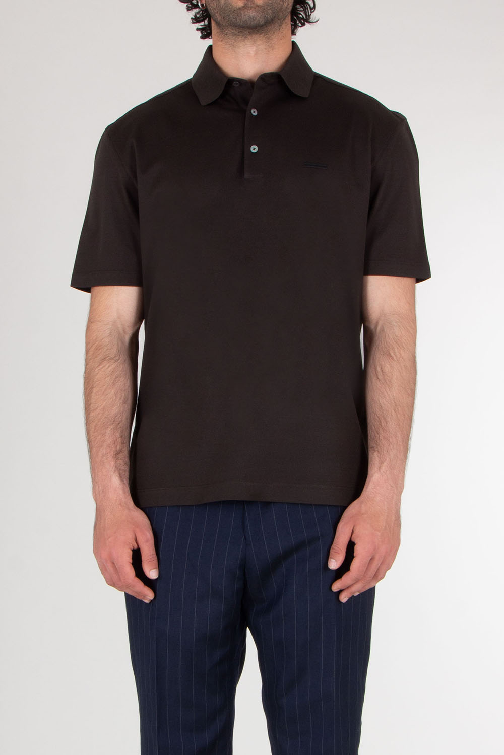 ZEGNA Cotton Piquet Polo Shirt