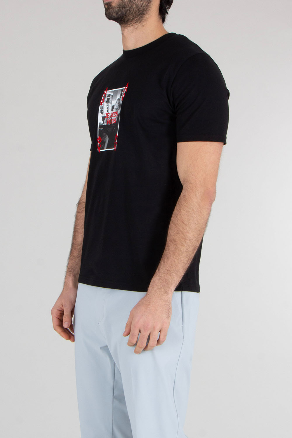 ELITÈ Regular Fit Picca Graphic Print & Embroidery Cotton Jersey T-Shirt