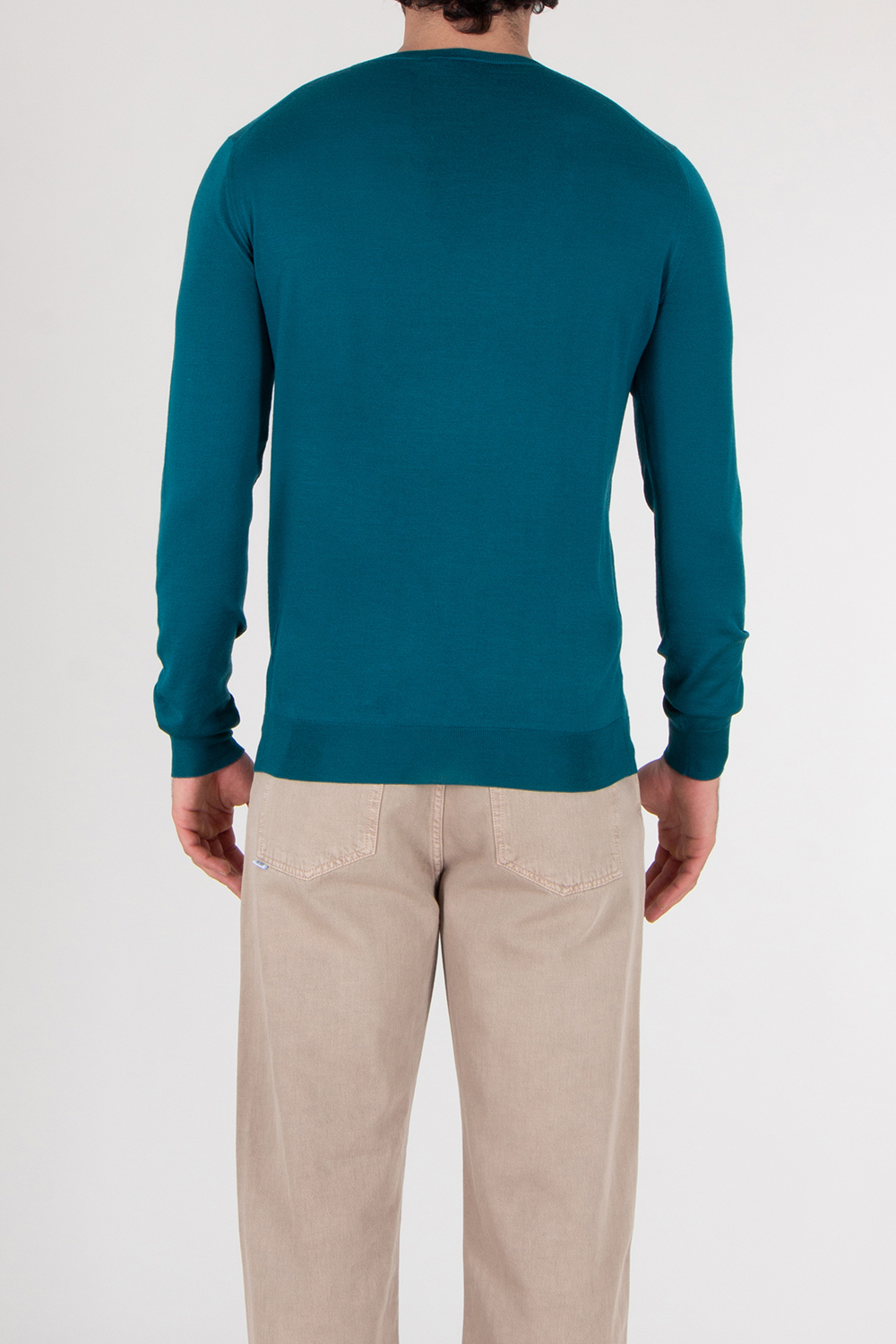 AIDA BARNI Regular Fit Knitted Wool Sweater