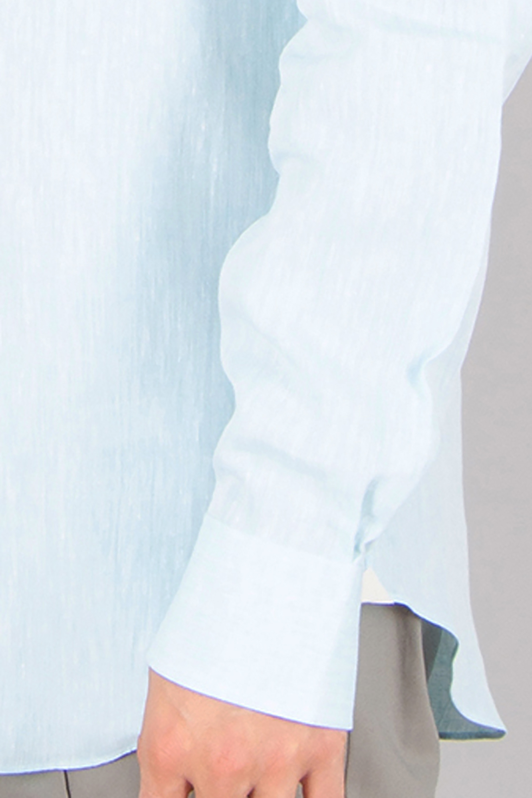 EMANUELE MAFFEIS Regular Fit Linen Shirt Eduardo Vaduz Langarm, Ärmel, Hemd, Person, Hosen