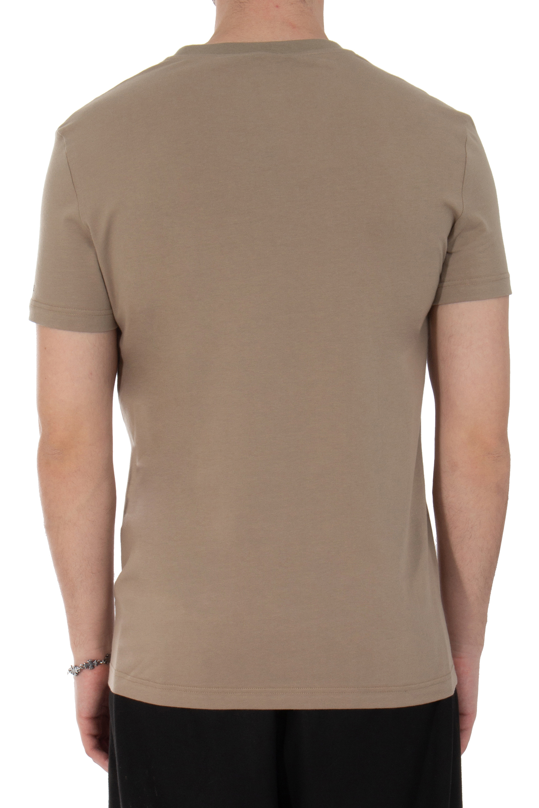 DSQUARED2 Round Neck Cotton Stretch T-Shirt DSQUARED2 Round Neck Cotton Stretch T-Shirt
