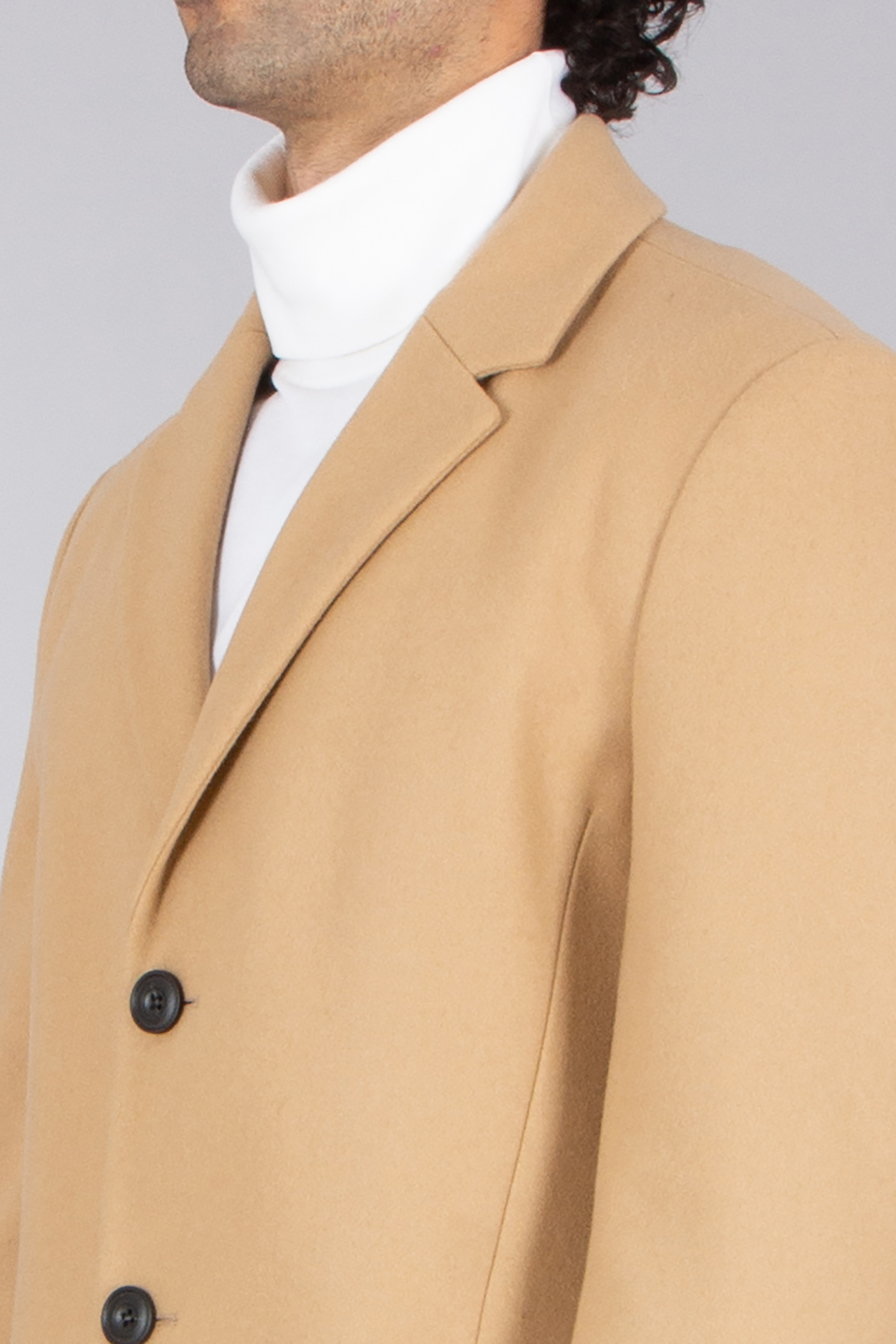 HUGO Regular Fit Virgin Wool Blend Coat Migor Bekleidung, Mantel, Jacke