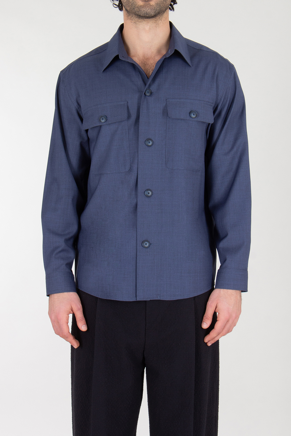 BOSS Relaxed Fit Airwool Overshirt