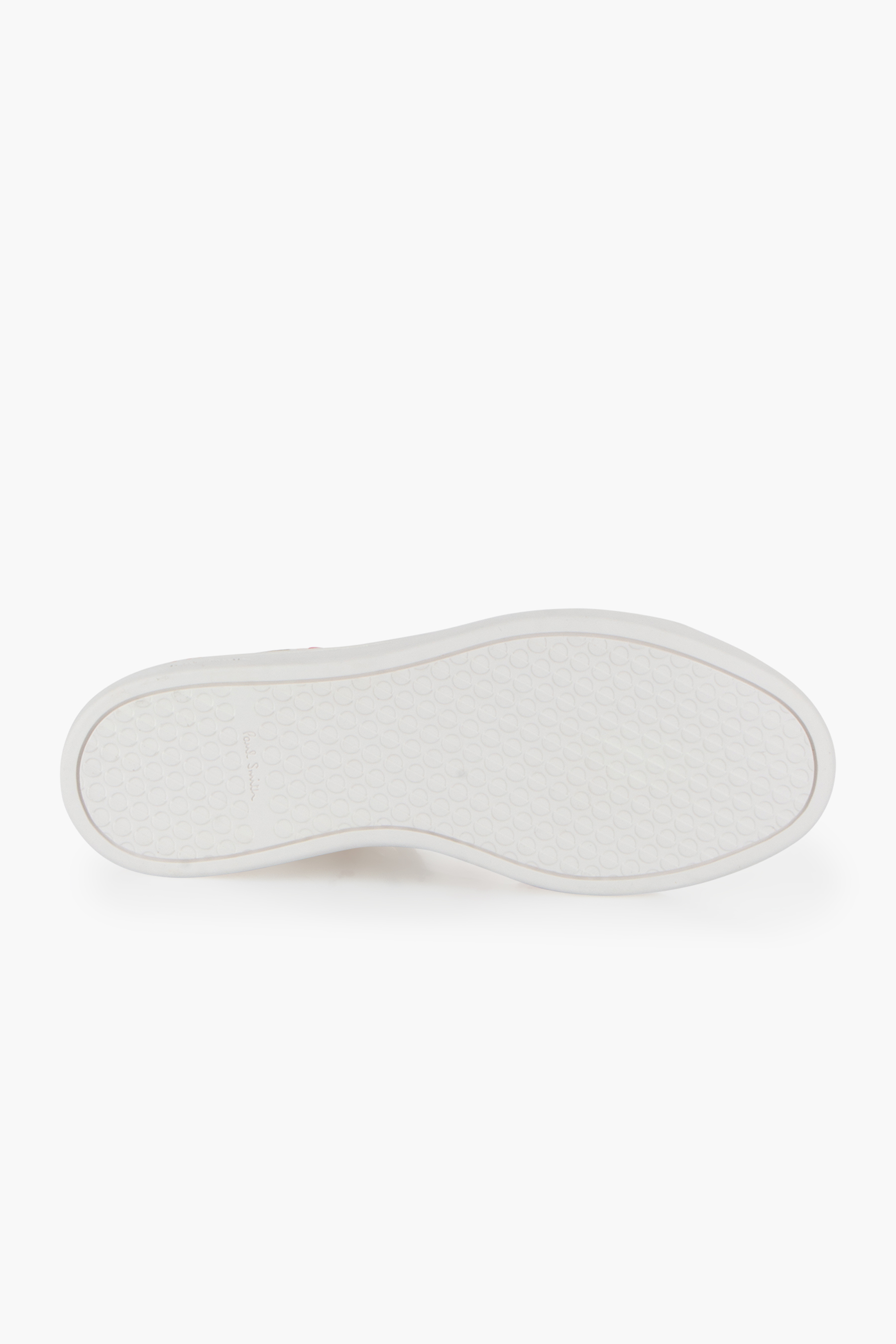 PAUL SMITH Paint Splash Embroidery Leather Sneakers