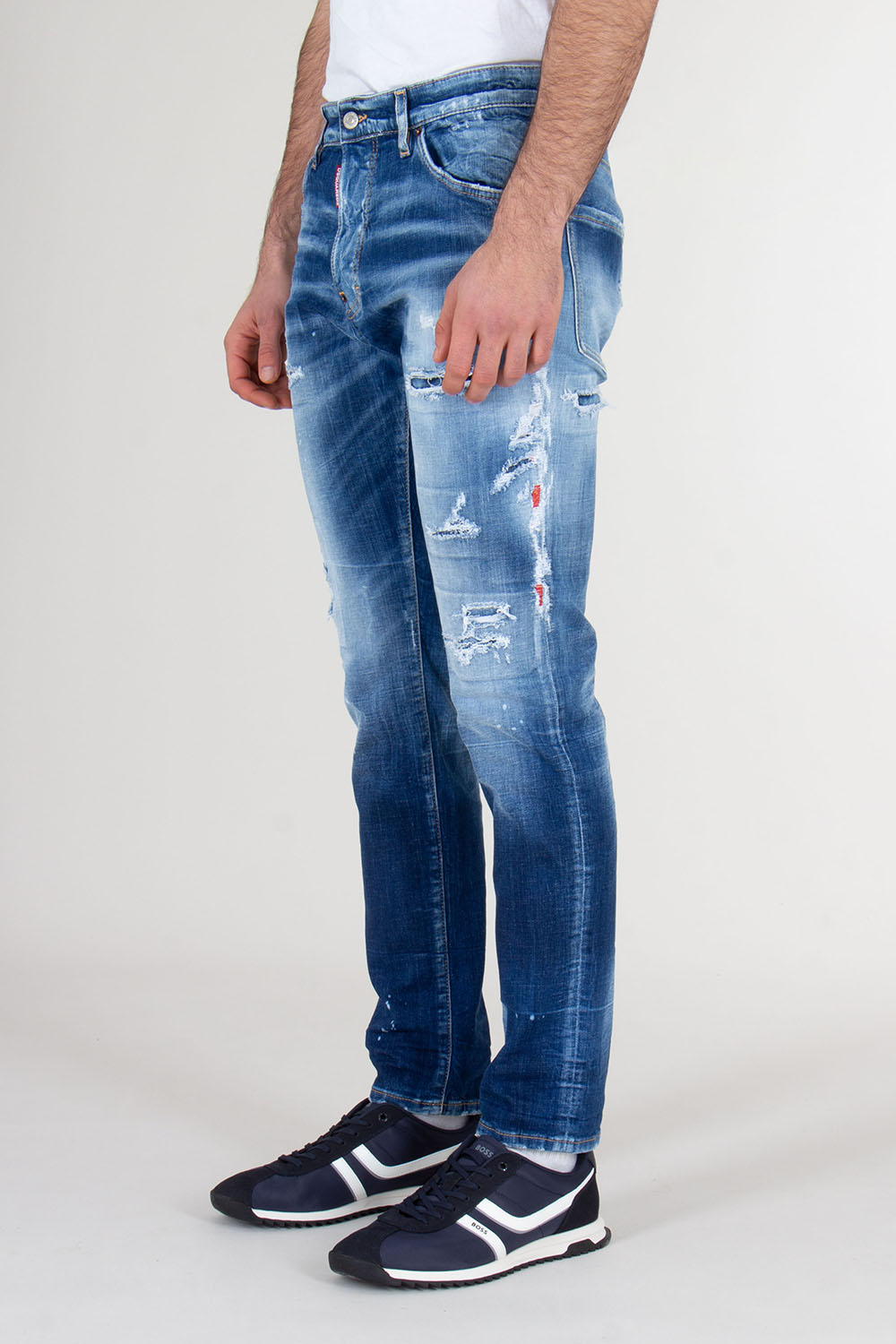 DSQUARED2 Slim Fit 13,5 oz Jeans Teddy
