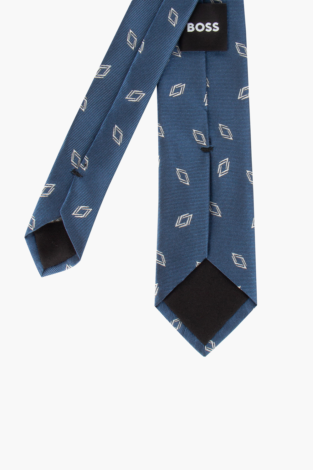 BOSS Patterned Silk Blend Jacquard H-Tie