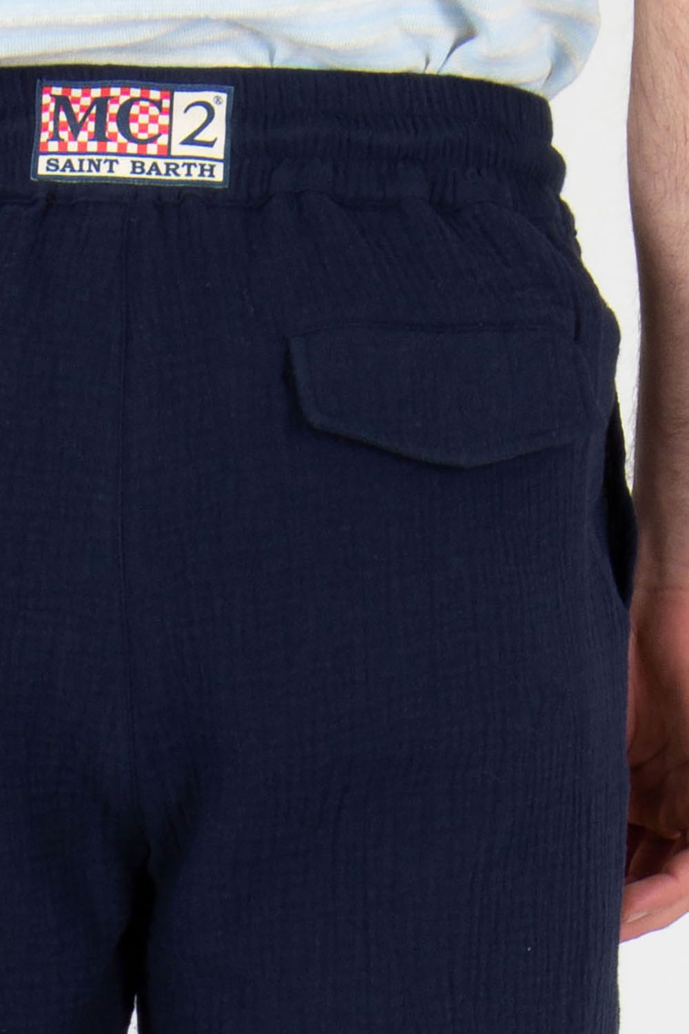 MC 2 SAINT BARTH Relaxed Fit Drawstring Pants Calais 