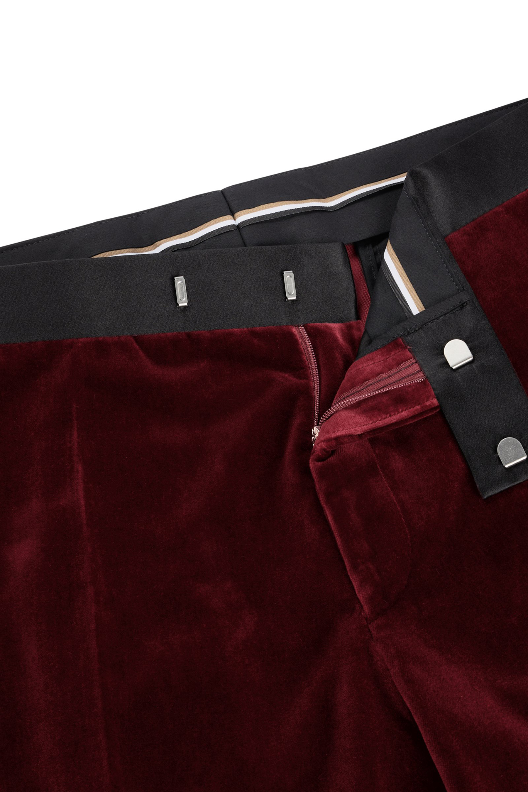 BOSS Cotton Velvet Tuxedo Pants H-Genius BOSS Cotton Velvet Tuxedo Pants H-Genius