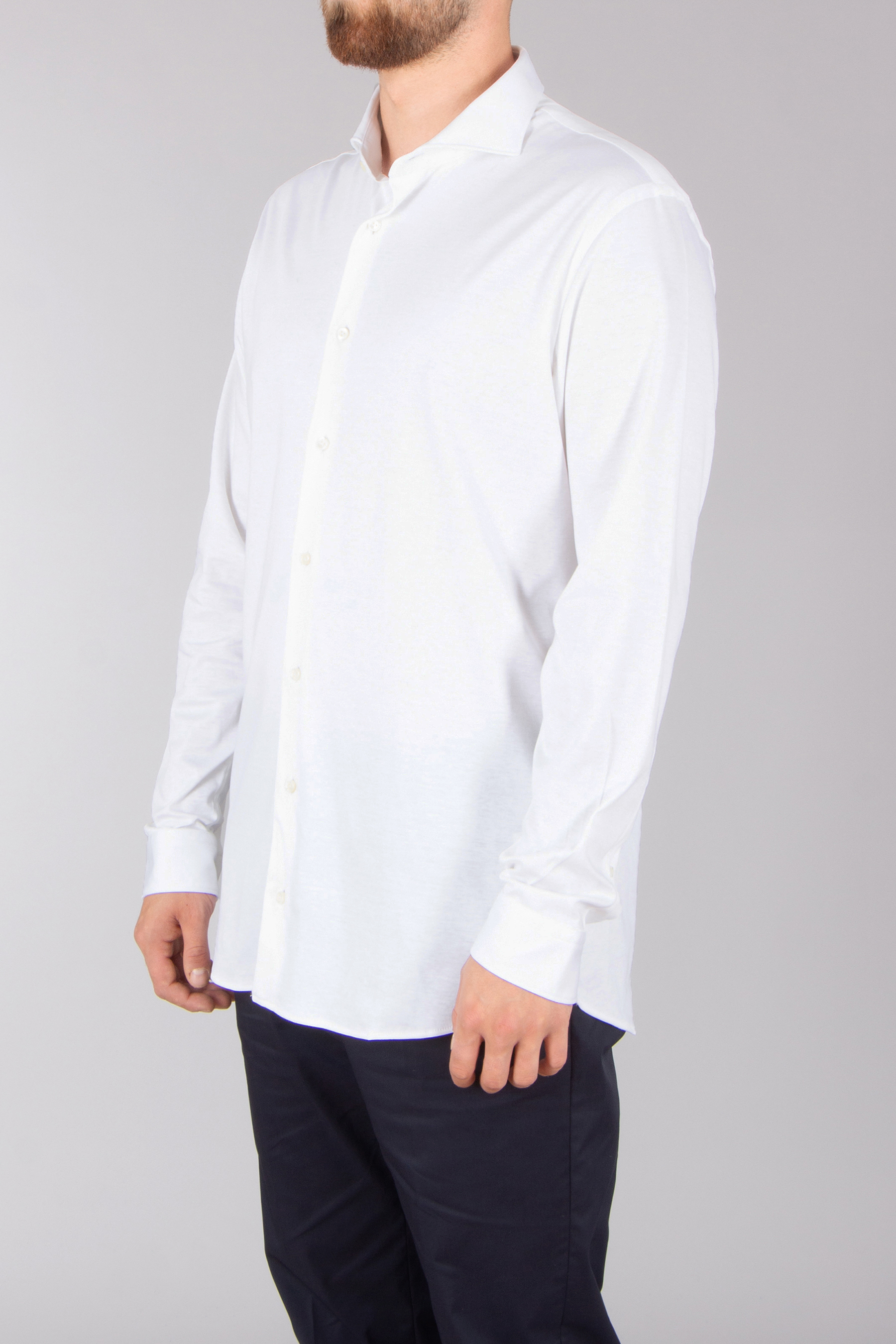 VAN LAACK Tailor Fit Swiss Cotton Jersey Shirt Per-L Bekleidung, Hemd, Langarm, Ärmel, Kleid, Hemd