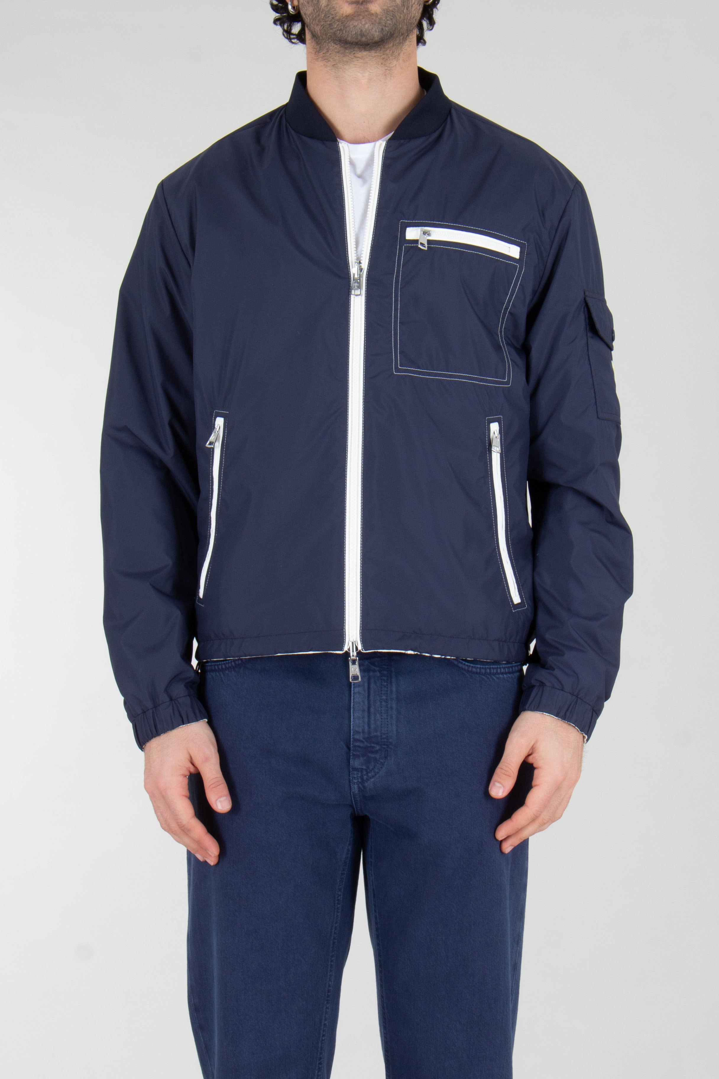 MONCLER Regular Fit Reversable Bomber Jacket Achensee