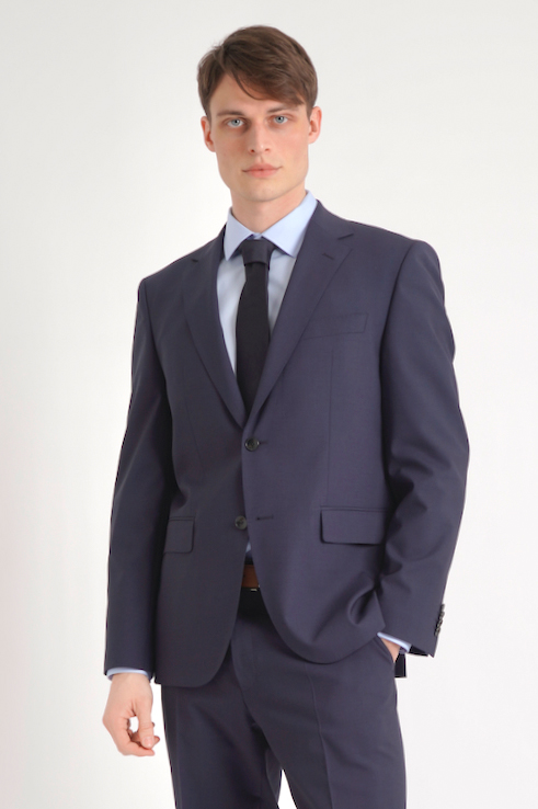 BOSS Regular Fit Virgin Wool Stretch Jacket H-Jeckson 