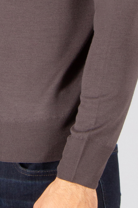 CANALI Regular Fit Travel Wool Crew Neck Sweater Bekleidung, Langarm, Ärmel, Hosen, Pullover