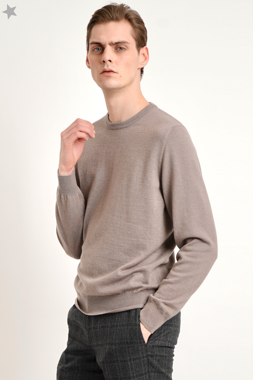 COLOMBO Kid Cashmere Round Neck Sweater COLOMBO Kid Cashmere Round Neck Sweater