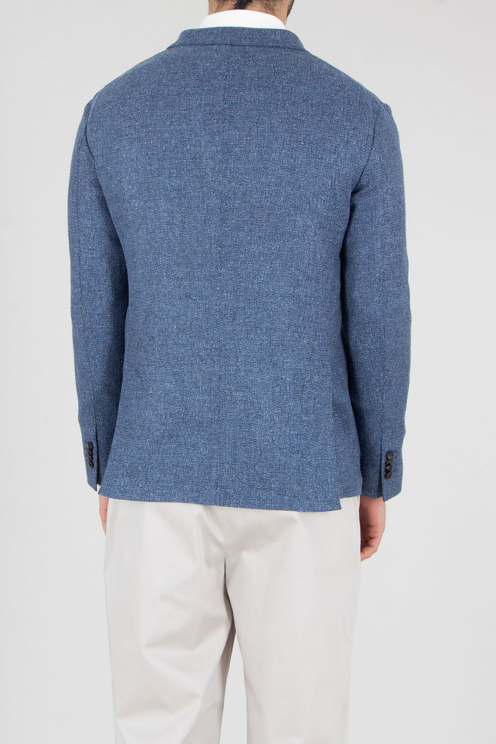 AGNONA Regular Fit Wool-Silk Blend Bouclé Jacket