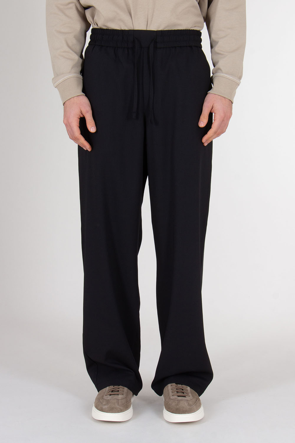 AMI PARIS Relaxed Fit Virgin Wool Pants
