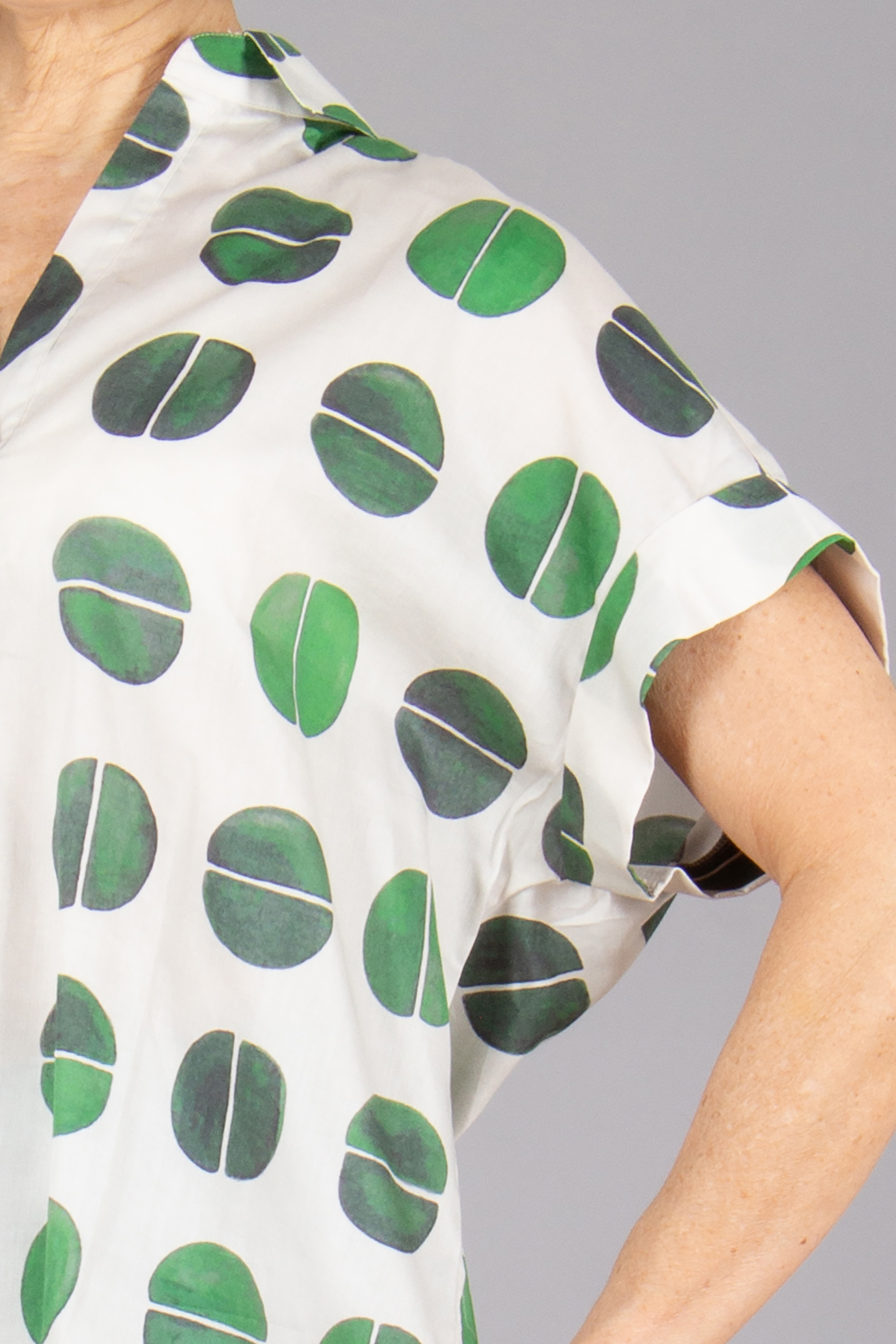 0039 ITALY Casual Fit Printed Cotton Blouse Derry KA 0039 ITALY Casual Fit Printed Cotton Blouse Derry KA