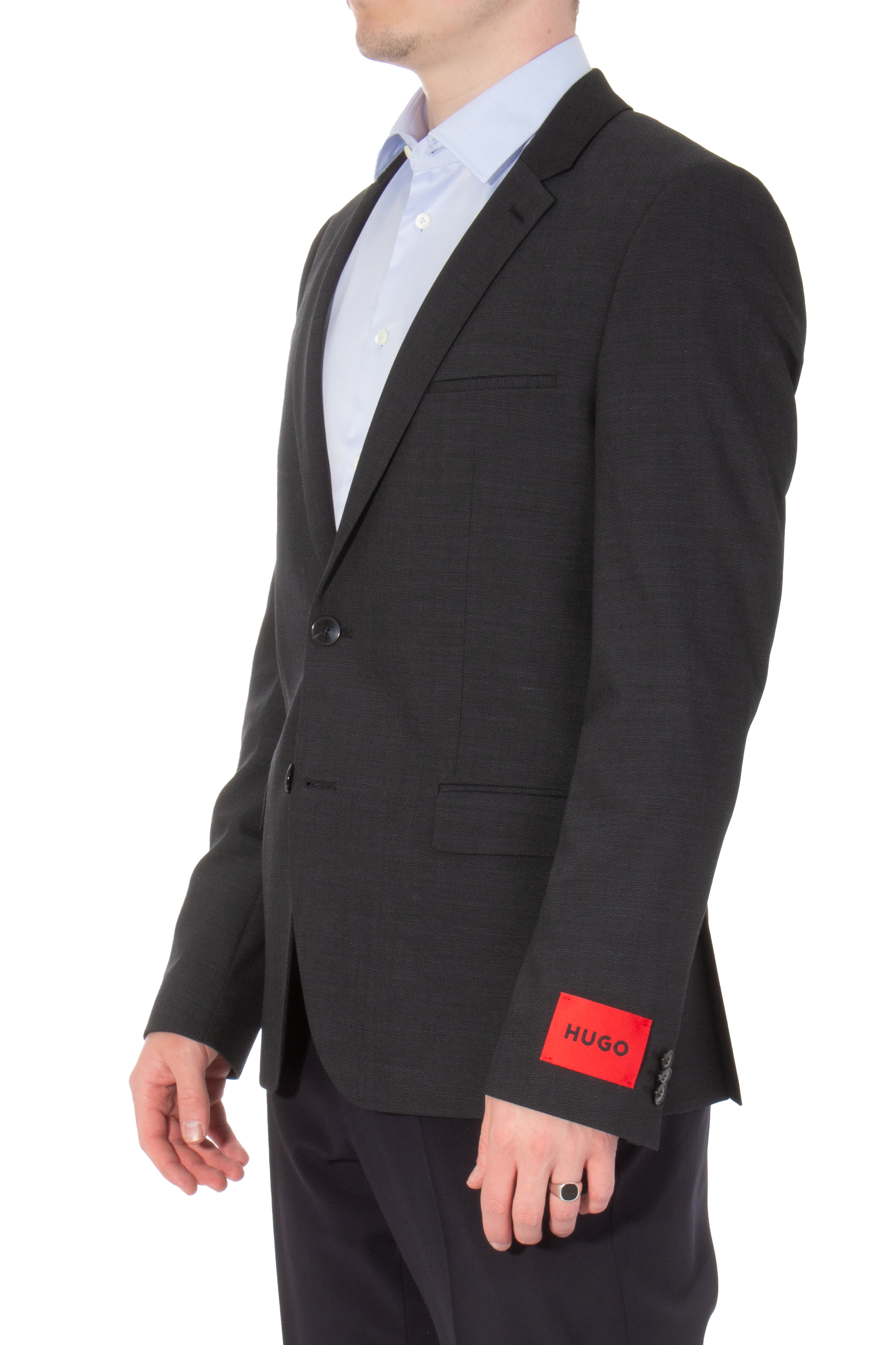 HUGO Extra Slim Fit Virgin Wool Blend Jacket Arti