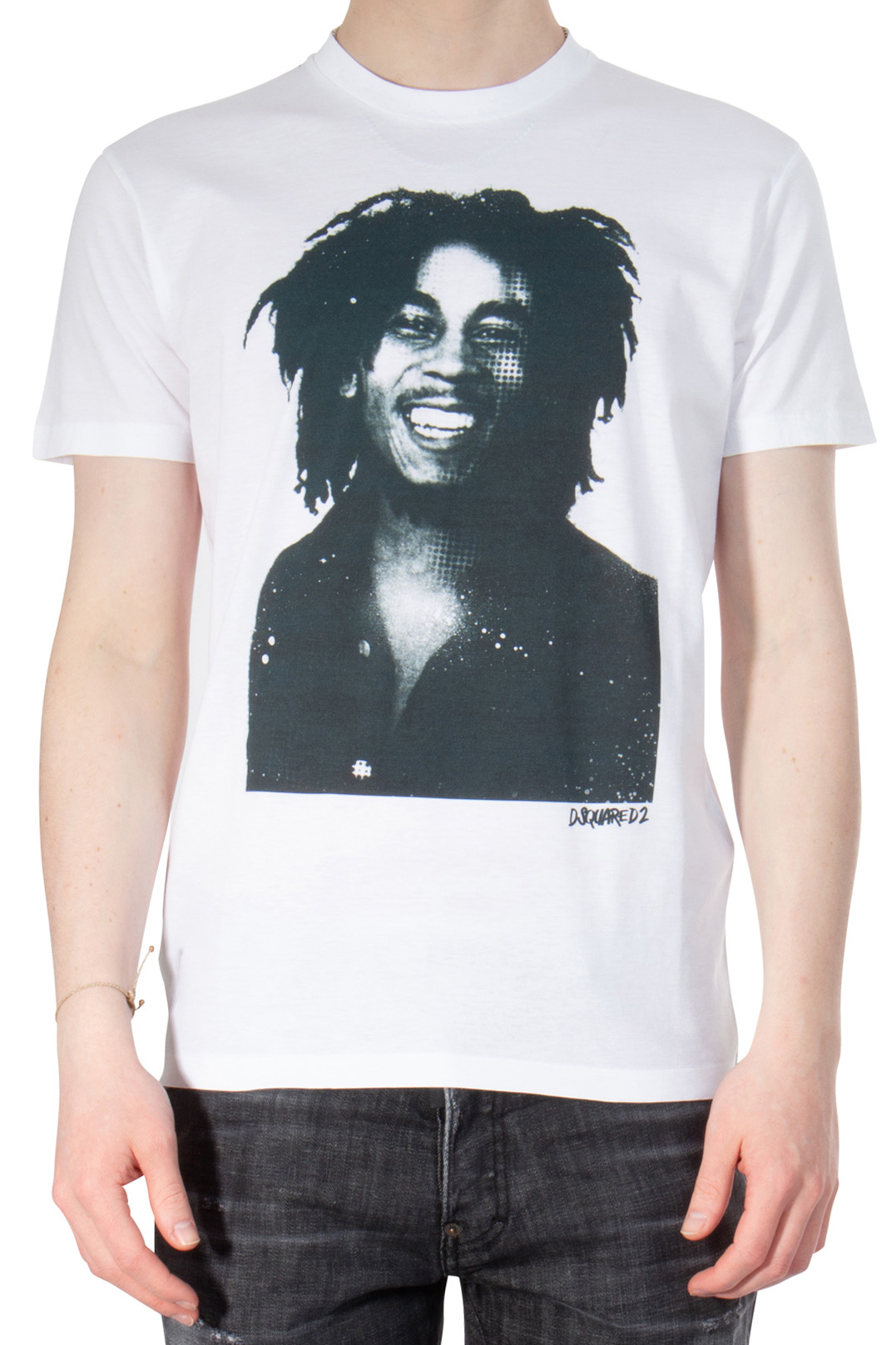 DSQUARED2 Bob Marley Cool T-Shirt DSQUARED2 Bob Marley Cool T-Shirt