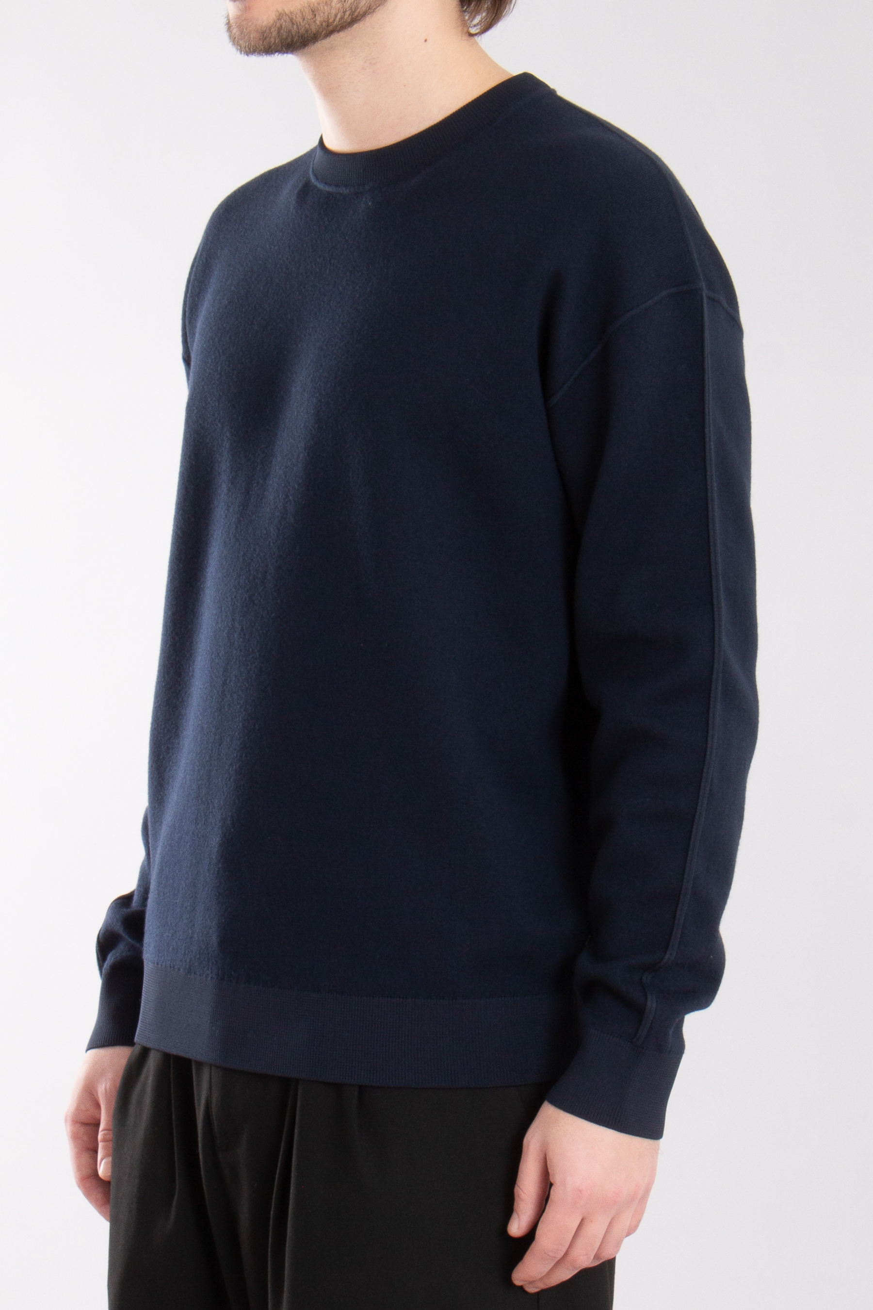 BOSS Brushed Cotton-Virgin Wool Blend Sweater H-Daero BOSS Brushed Cotton-Virgin Wool Blend Sweater H-Daero
