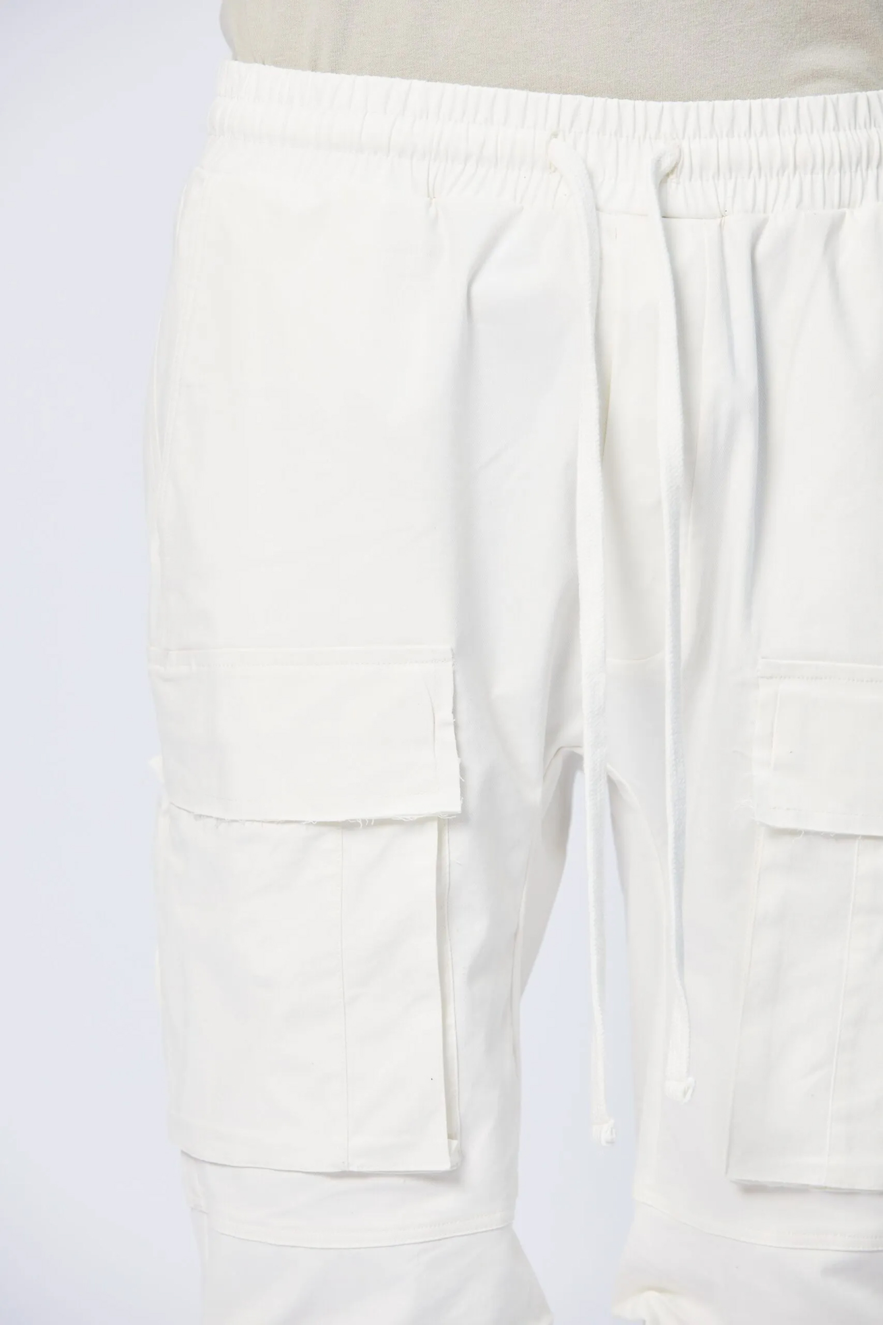 THOM KROM Drop Crotch Cotton Stretch Pants THOM KROM Drop Crotch Cotton Stretch Pants