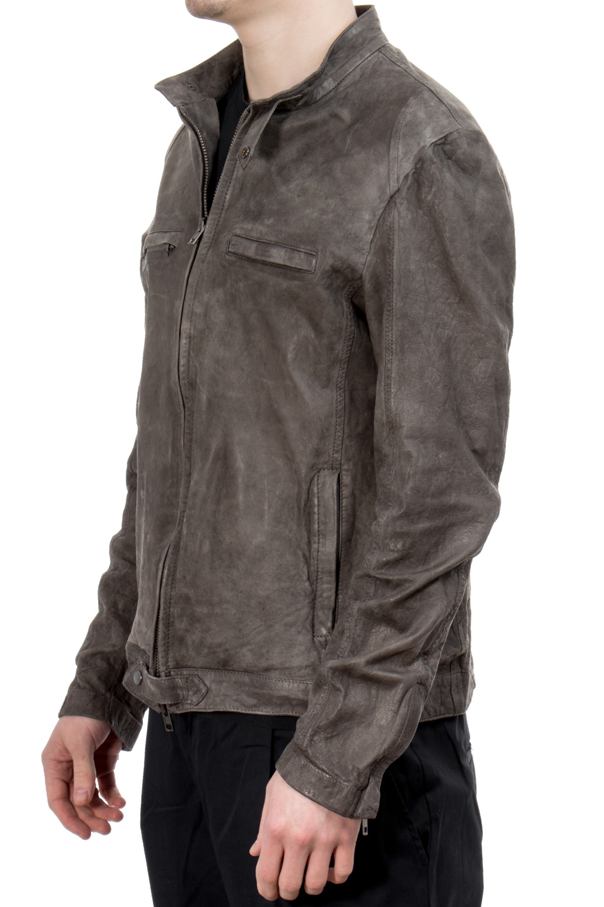 SALVATORE SANTORO Leather Jacket | 42507GREY