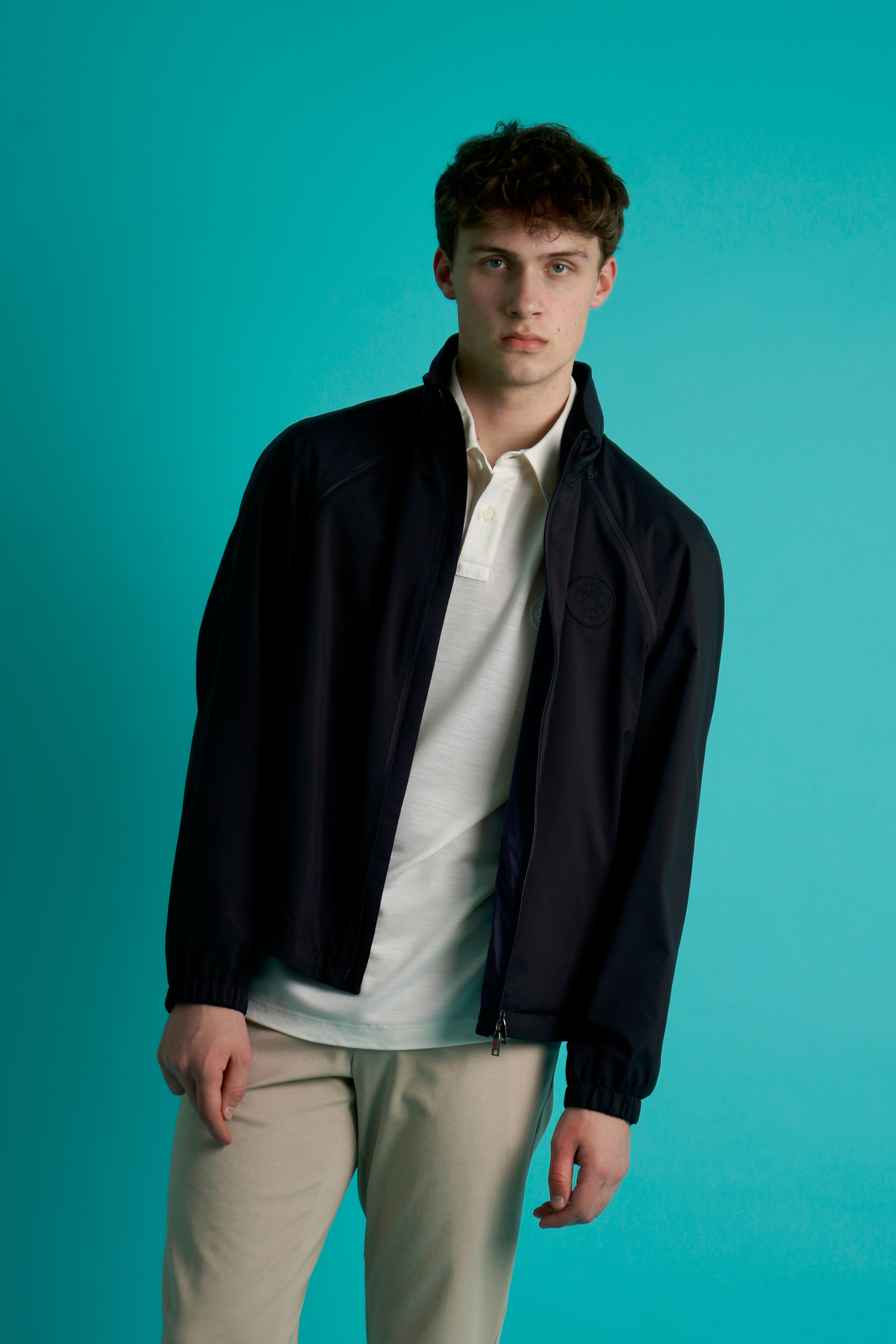 Mantel, Jacke, Blazer, Langarm, Person