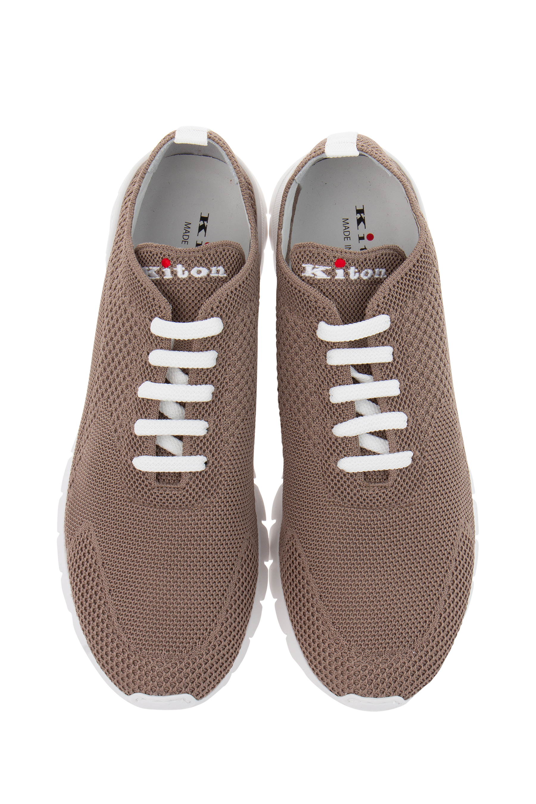 KITON Cotton Stretch Knit Sneakers