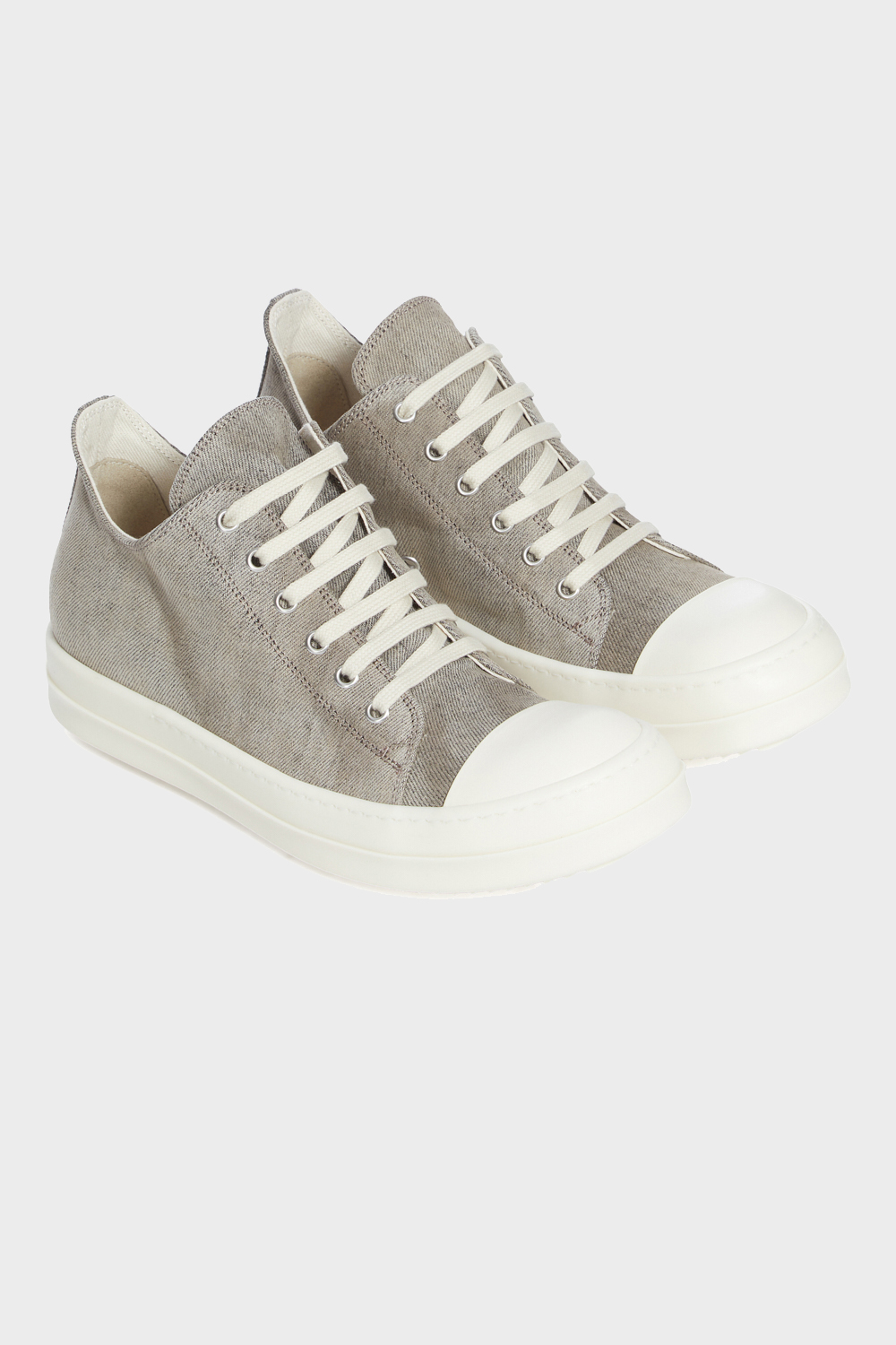 RICK OWENS DRKSHDW Vintage Denim Low Sneakers