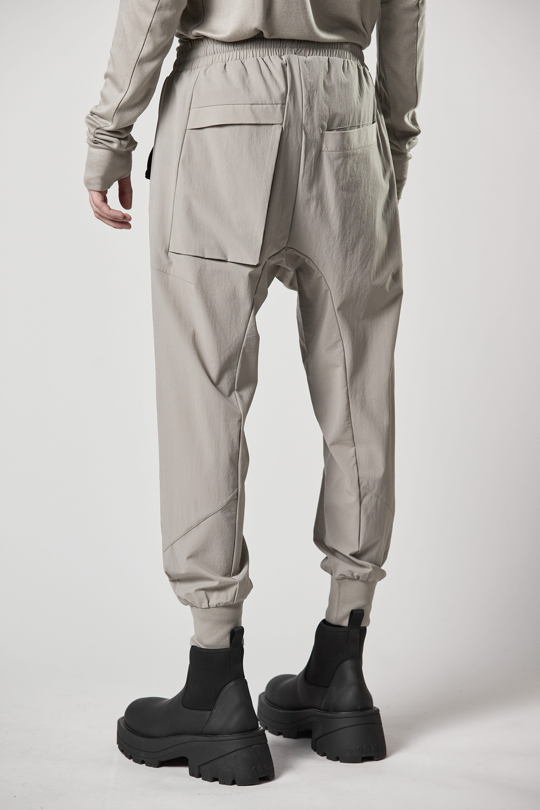 THOM KROM Drop Crotch Nylon Stretch Pants