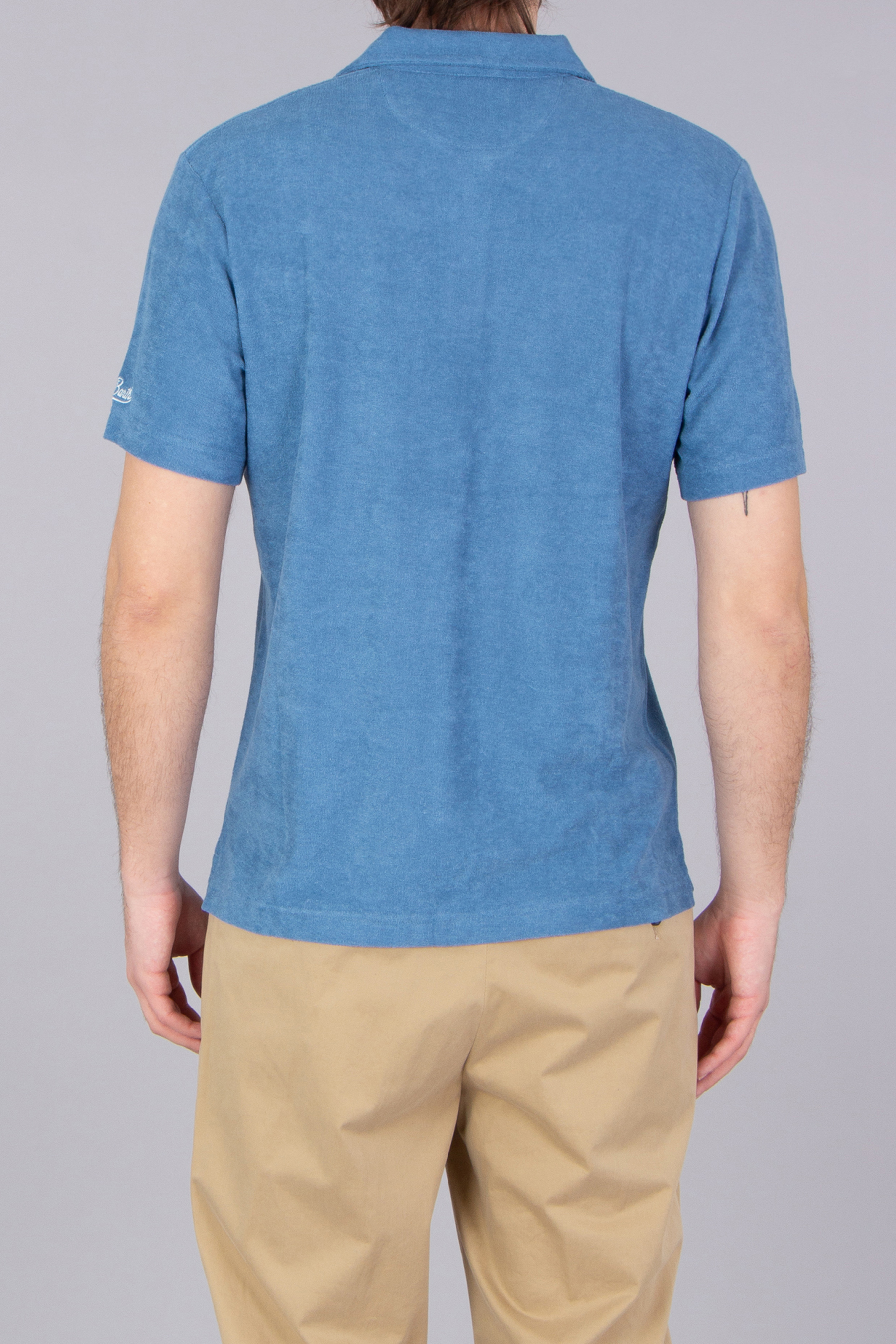 MC 2 SAINT BARTH Regular Fit Lyocell-Cotton Terry Polo Shirt Jeremy MC 2 SAINT BARTH Regular Fit Lyocell-Cotton Terry Polo Shirt Jeremy