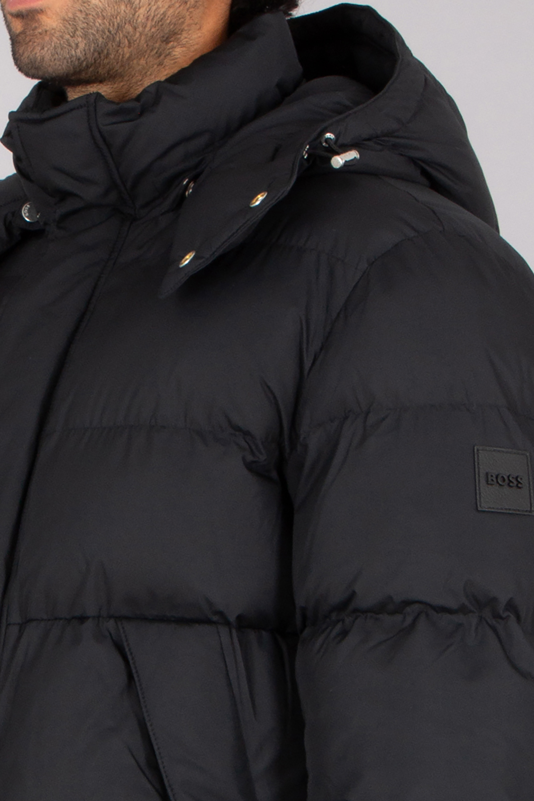 BOSS Regular Fit Padded Waterproof Jacket H-Corbinian Bekleidung, Mantel, Jacke