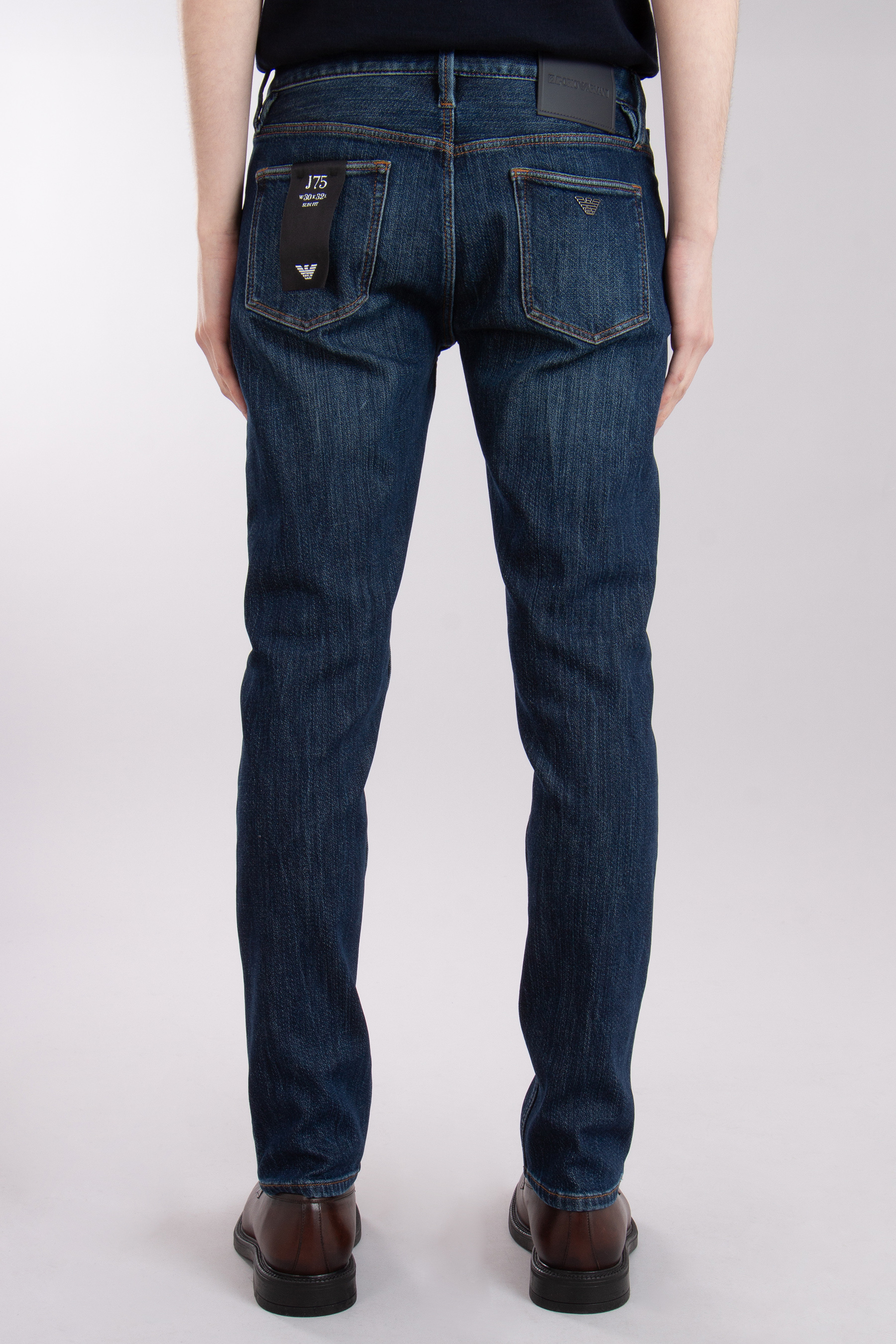 EMPORIO ARMANI Slim Fit Cotton Blend Stretch Denim Jeans J75 EMPORIO ARMANI Slim Fit Cotton Blend Stretch Denim Jeans J75