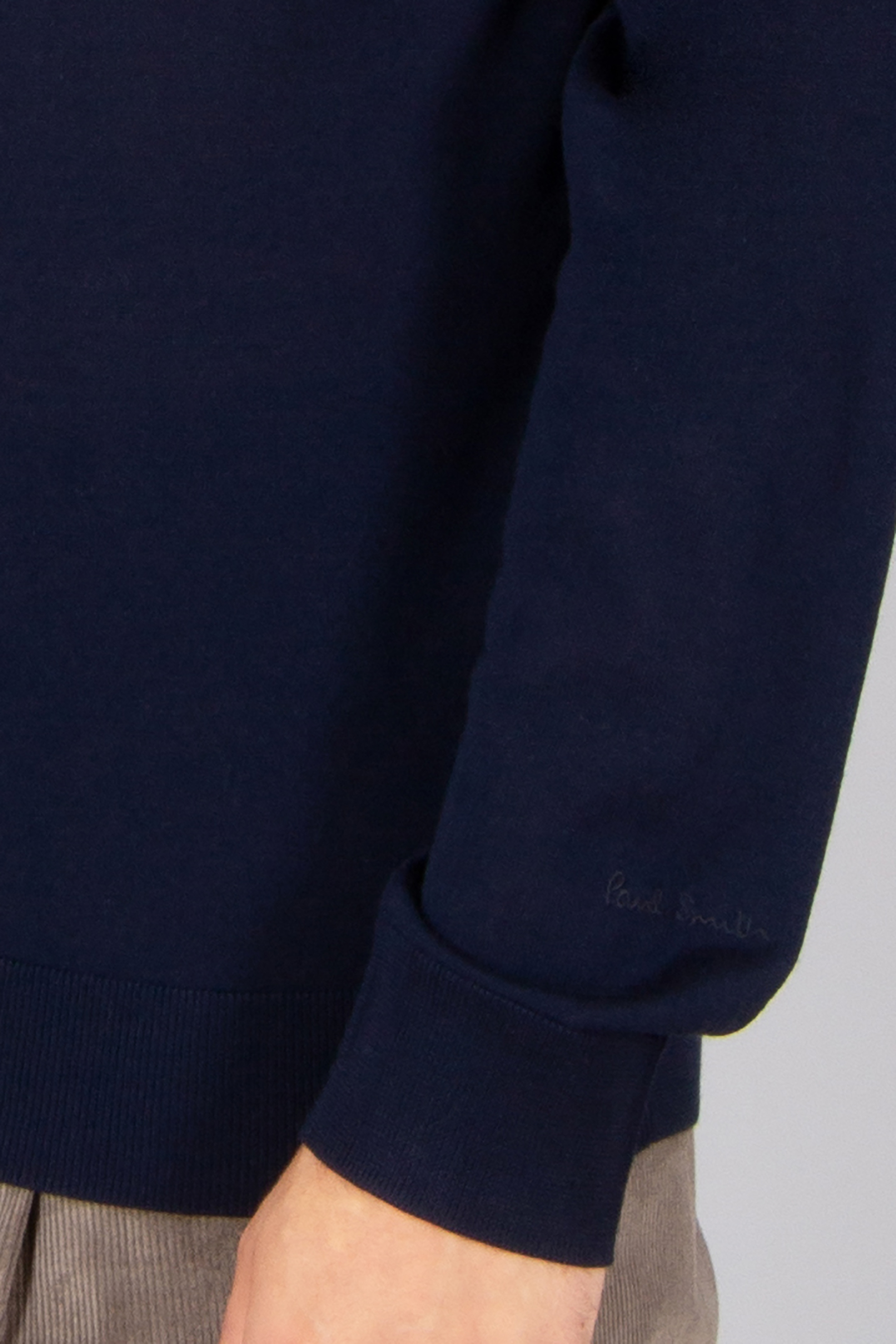 PAUL SMITH Classic Fit Wool Full-Zip Cardigan Langarm, Ärmel, Blazer, Mantel, Jacke