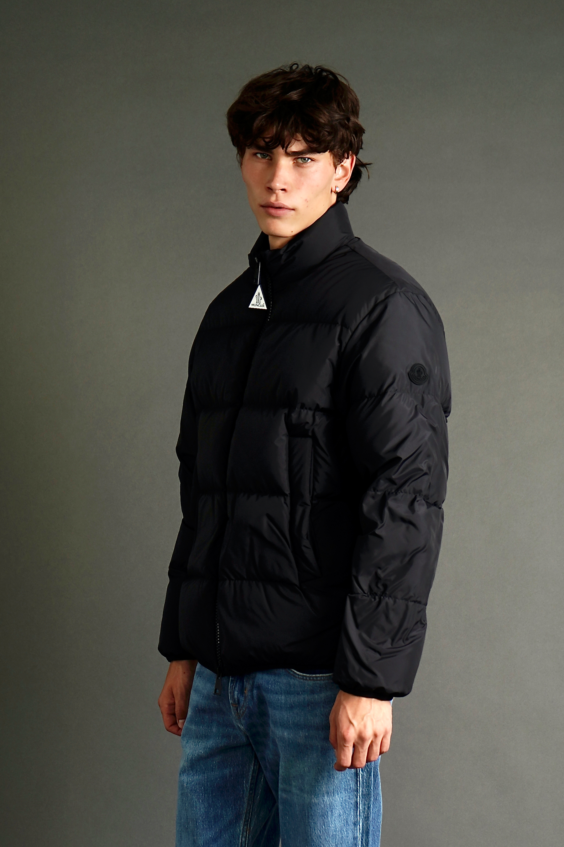 Mantel, Jacke, Person, Jeans, Langarm