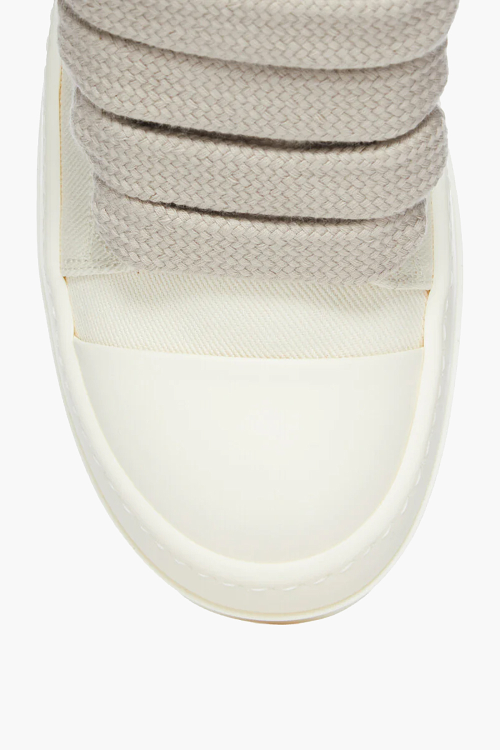 RICK OWENS DRKSHDW Overdyed Denim Jumbo Lace Low Sneakers