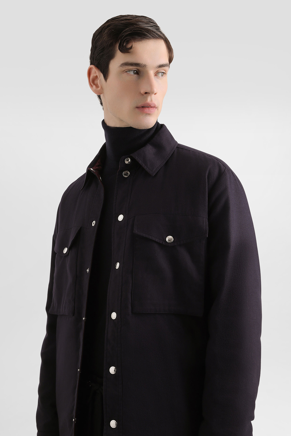 Hemd, Langarm, Mantel, Jacke, Kleid, Hemd