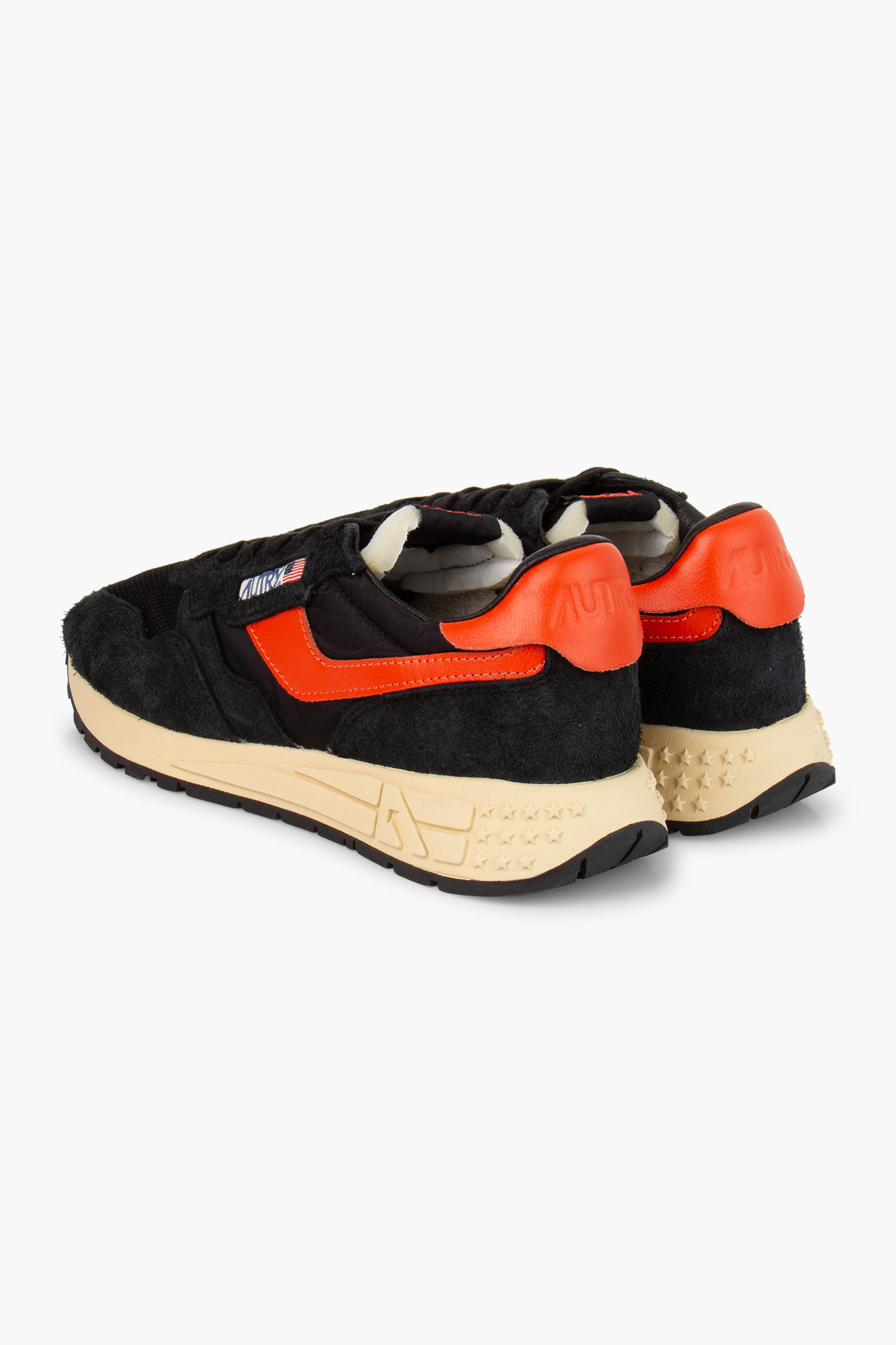 AUTRY Stone Wash Suede & Mesh Sneakers Reelwind Low AUTRY Stone Wash Suede & Mesh Sneakers Reelwind Low