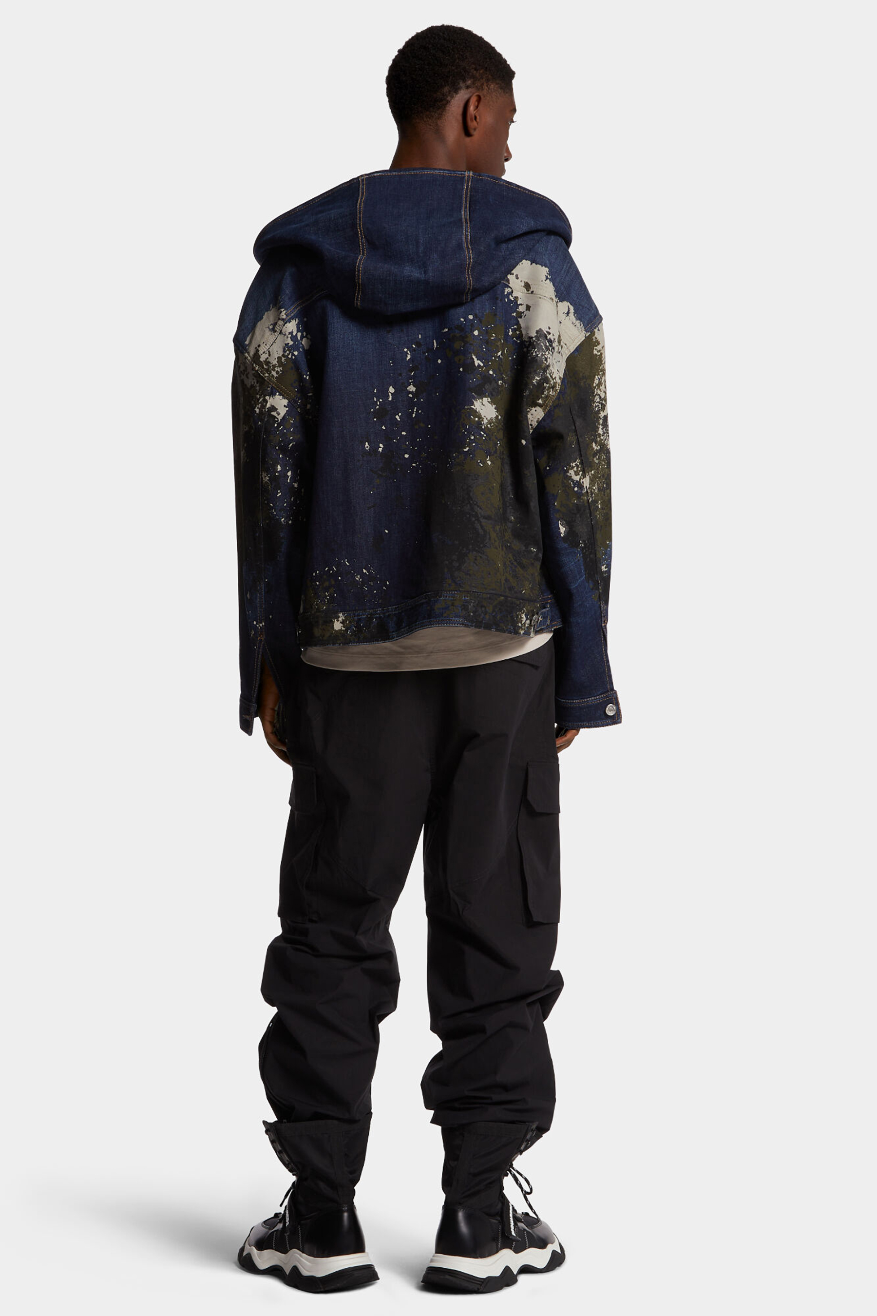 DSQUARED2 Cotton Stretch Utility Track New Cargo Pants DSQUARED2 Cotton Stretch Utility Track New Cargo Pants