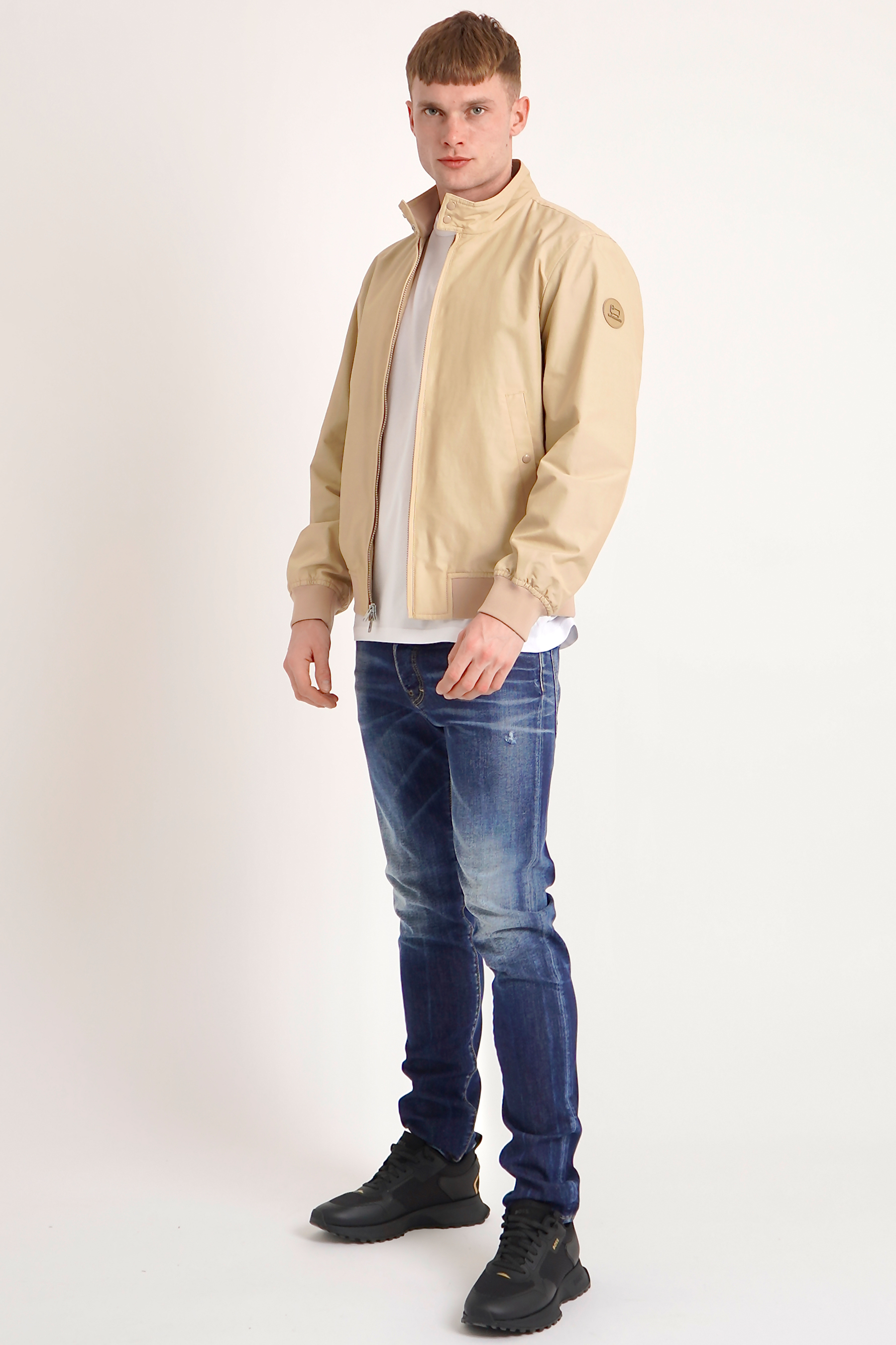 WOOLRICH Ramar Cloth Cruiser Bomber Jacket WOOLRICH Ramar Cloth Cruiser Bomber Jacket