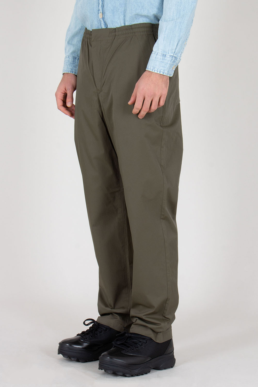 PAUL SMITH Tapered Fit Technical Nylon-Cotton Stretch Blend Drawstring Chinos