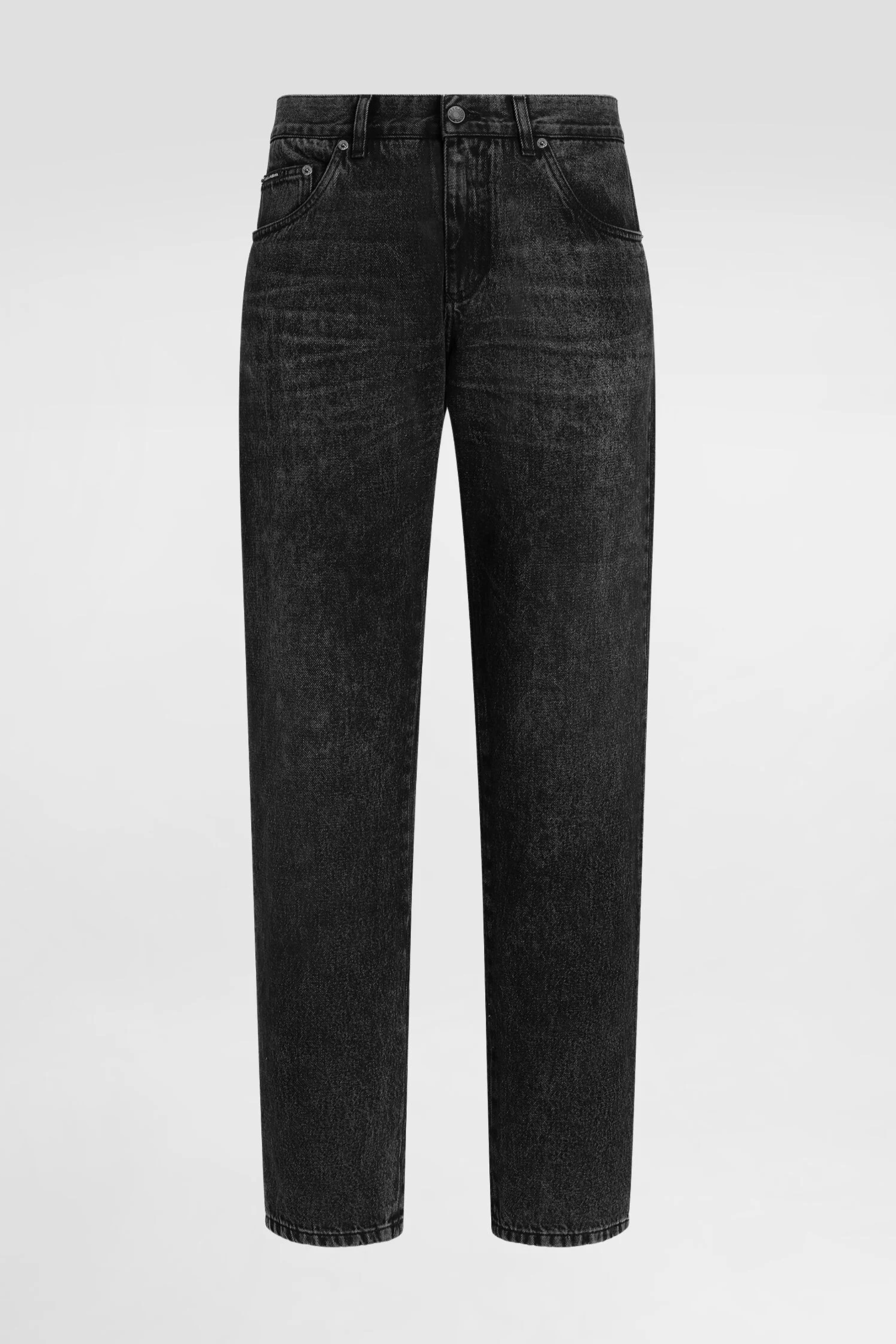 DOLCE & GABBANA Classic Fit Cotton Denim Jeans Bekleidung, Hosen, Jeans