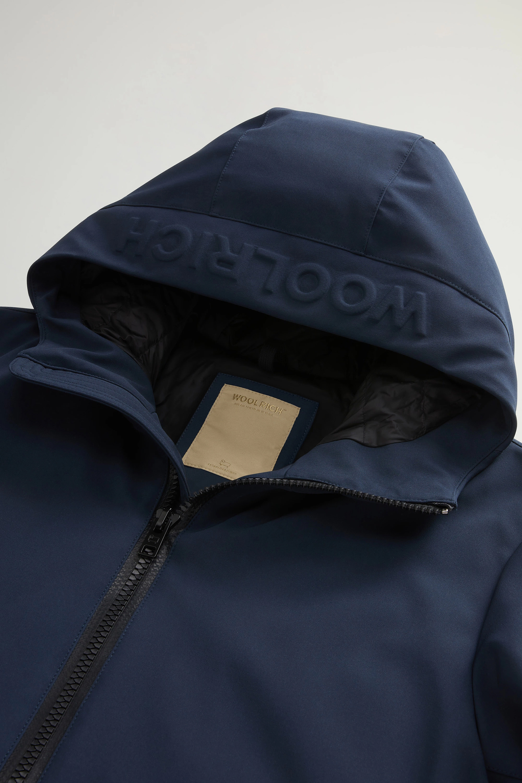 WOOLRICH Hooded Pacific Soft Shell Down Jacket WOOLRICH Hooded Pacific Soft Shell Down Jacket
